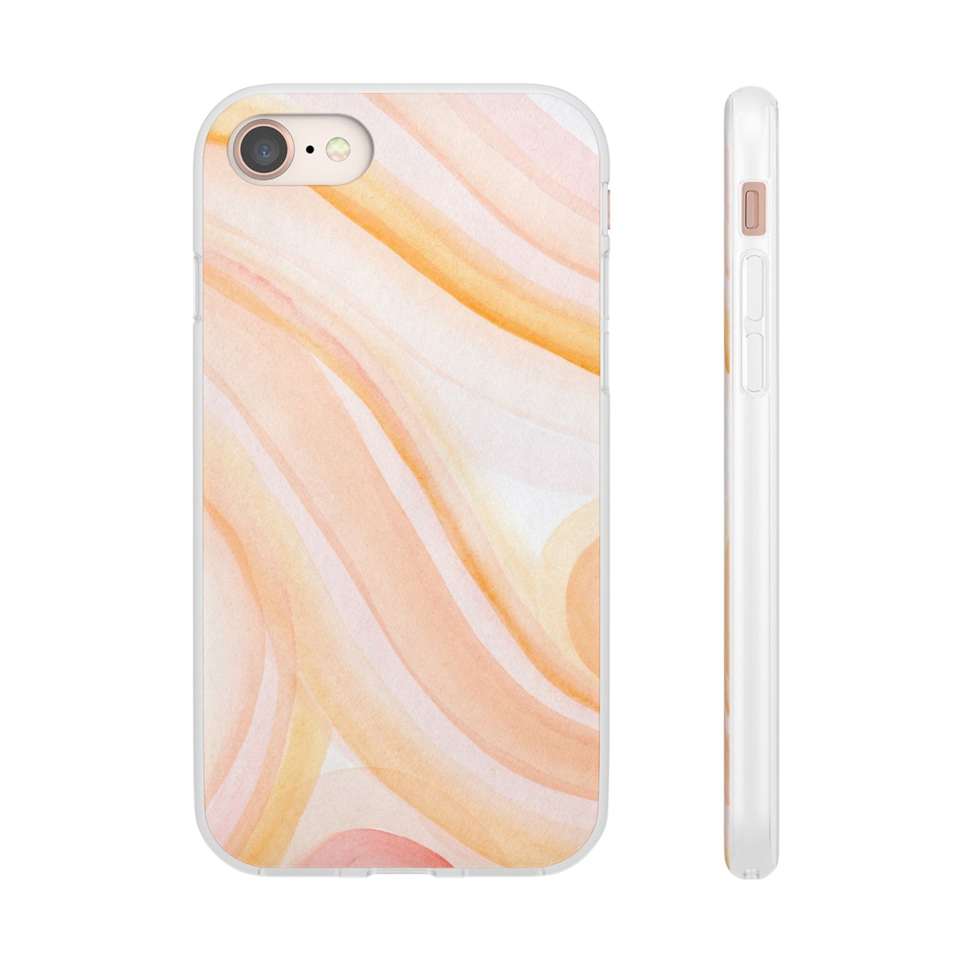 Aesthetic Phone Case, Soft Pastel Flexible Cover, Trendy Mobile Accessories, Gift for Her, Cute Phone Protection - FORMO