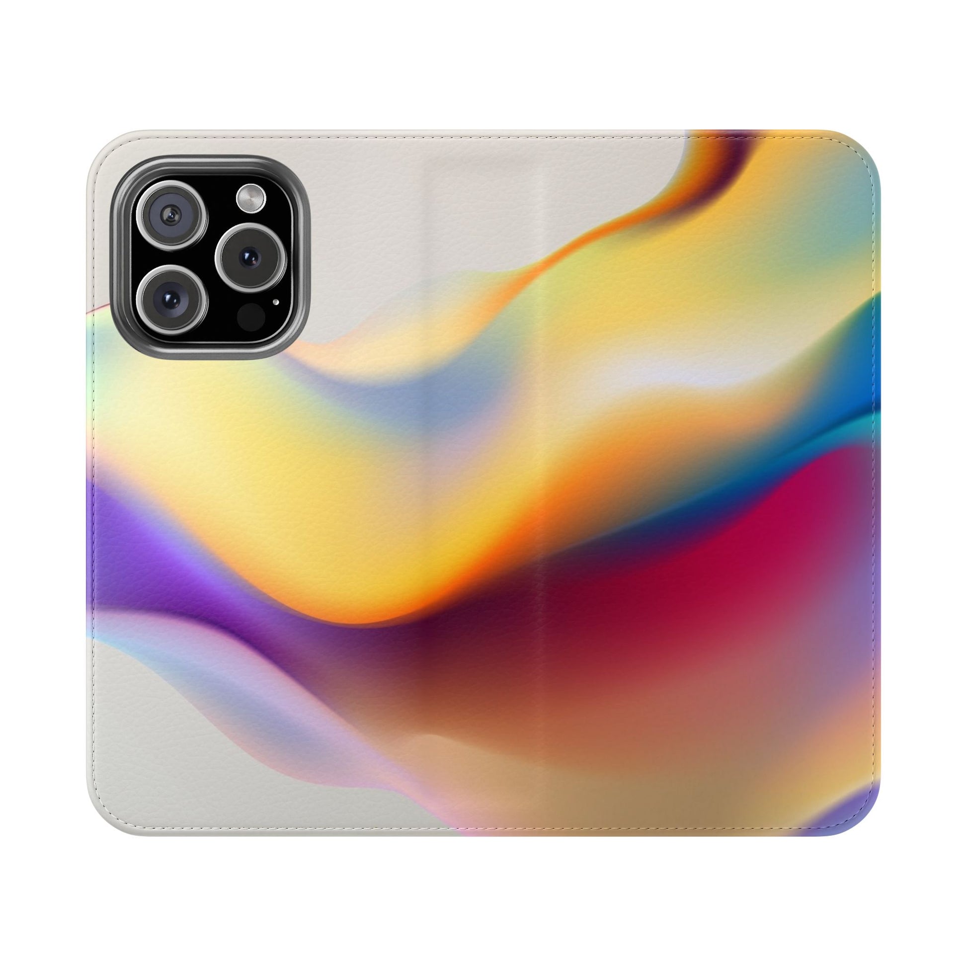 Abstract Gradient Wave Phone Wallet Case (iPhone & Samsung Compatible) - FORMO