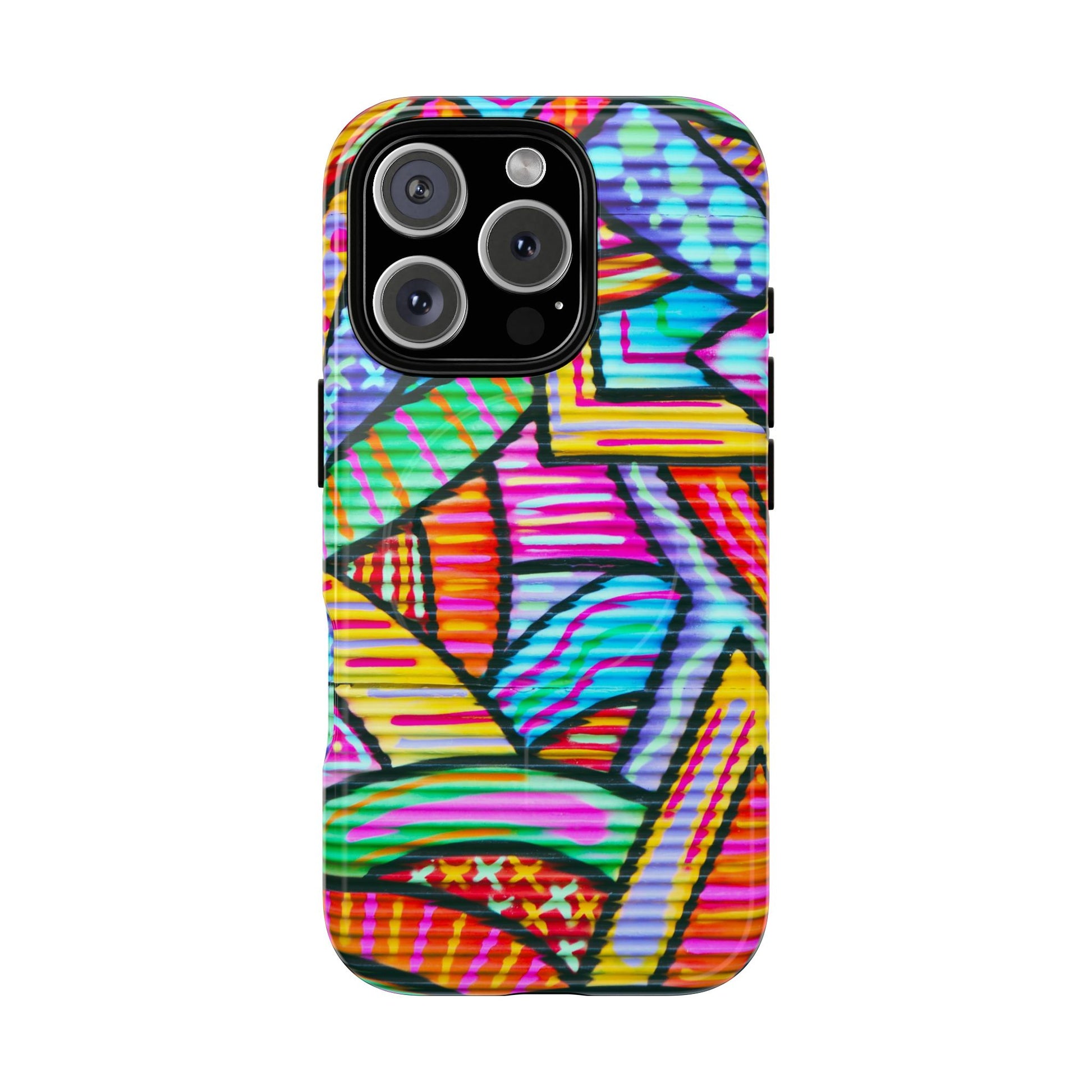 Vibrant Tough Magnetic Phone Case, Colorful Phone Cover, Artistic Mobile Protection, Unique Gift for Tech Lovers, Phone Accessories - FORMO