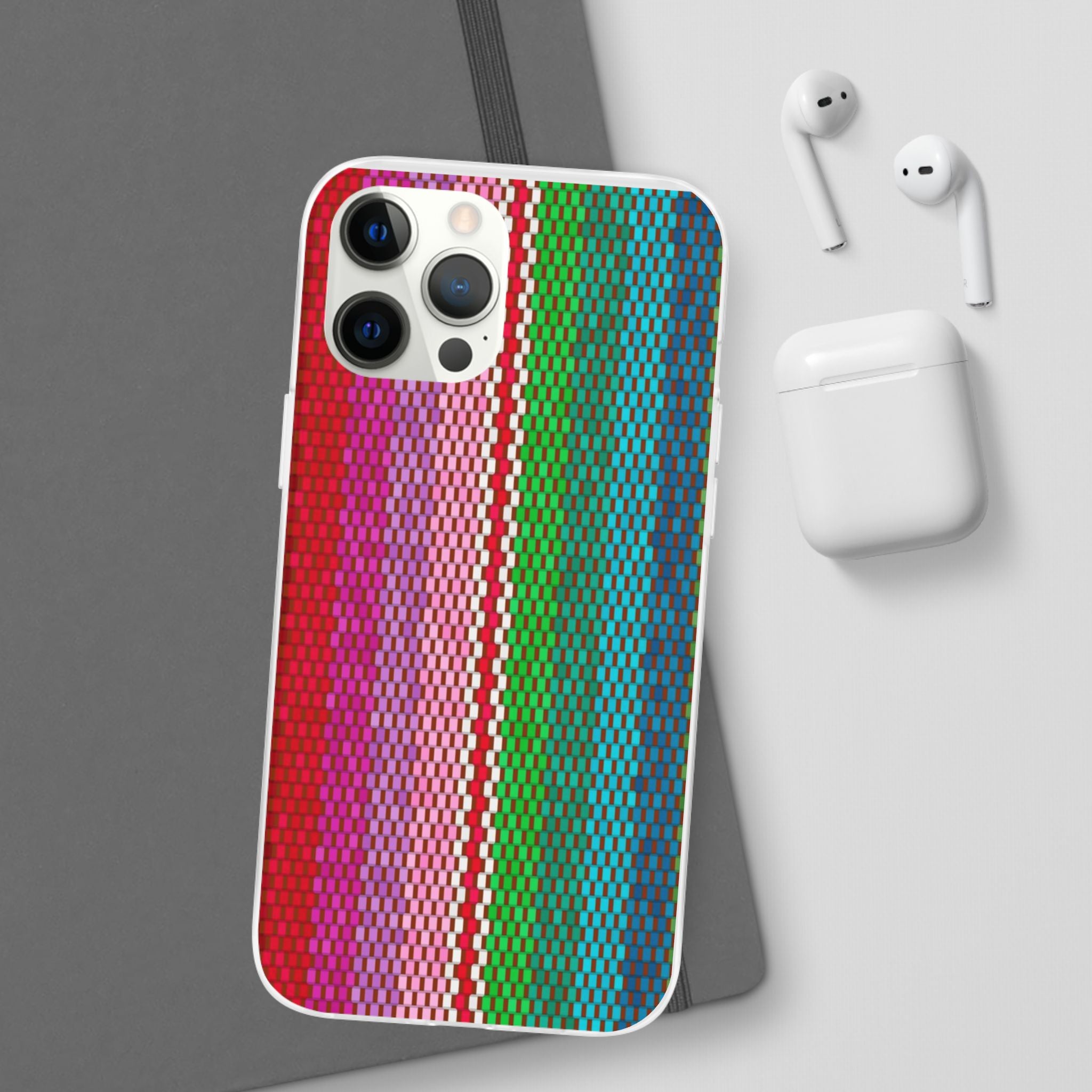 Colorful Striped Flexi Phone Case (iPhone & Samsung Compatible) - FORMO
