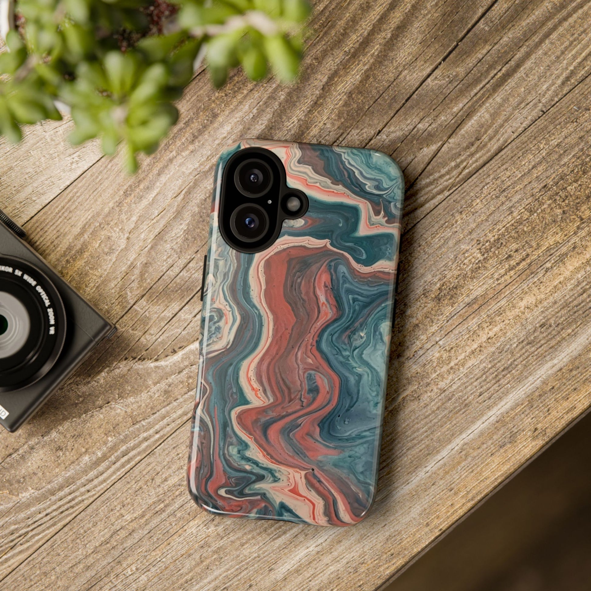 Artistic Phone Case, Tough Cases for Stylish Protection, Marble Design, Trendy Gift for Phone Lovers, Unique Cell Phone Accessory - FORMO