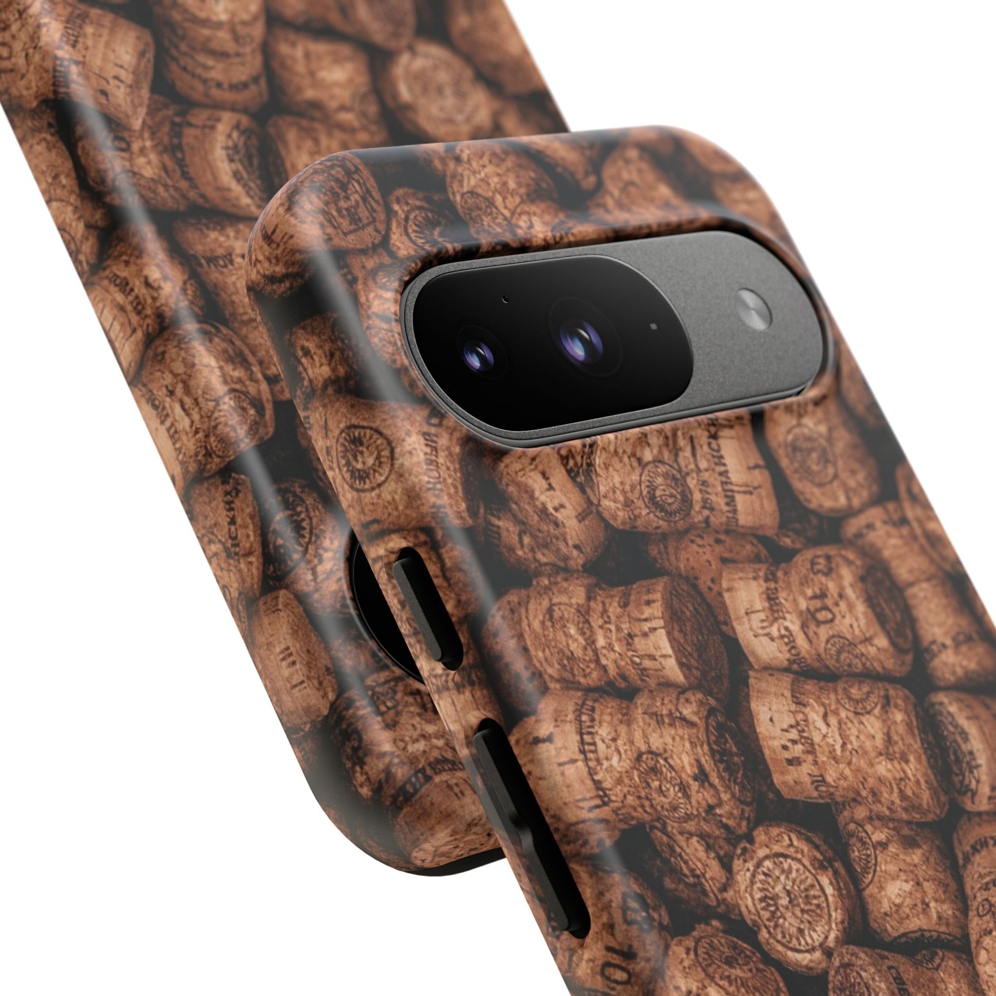 Cork Pattern Phone Case - Eco-Friendly, Vintage Style, Rustic Gifts for Wine Lovers, Housewarming, Birthday, Unique Gift - FORMO