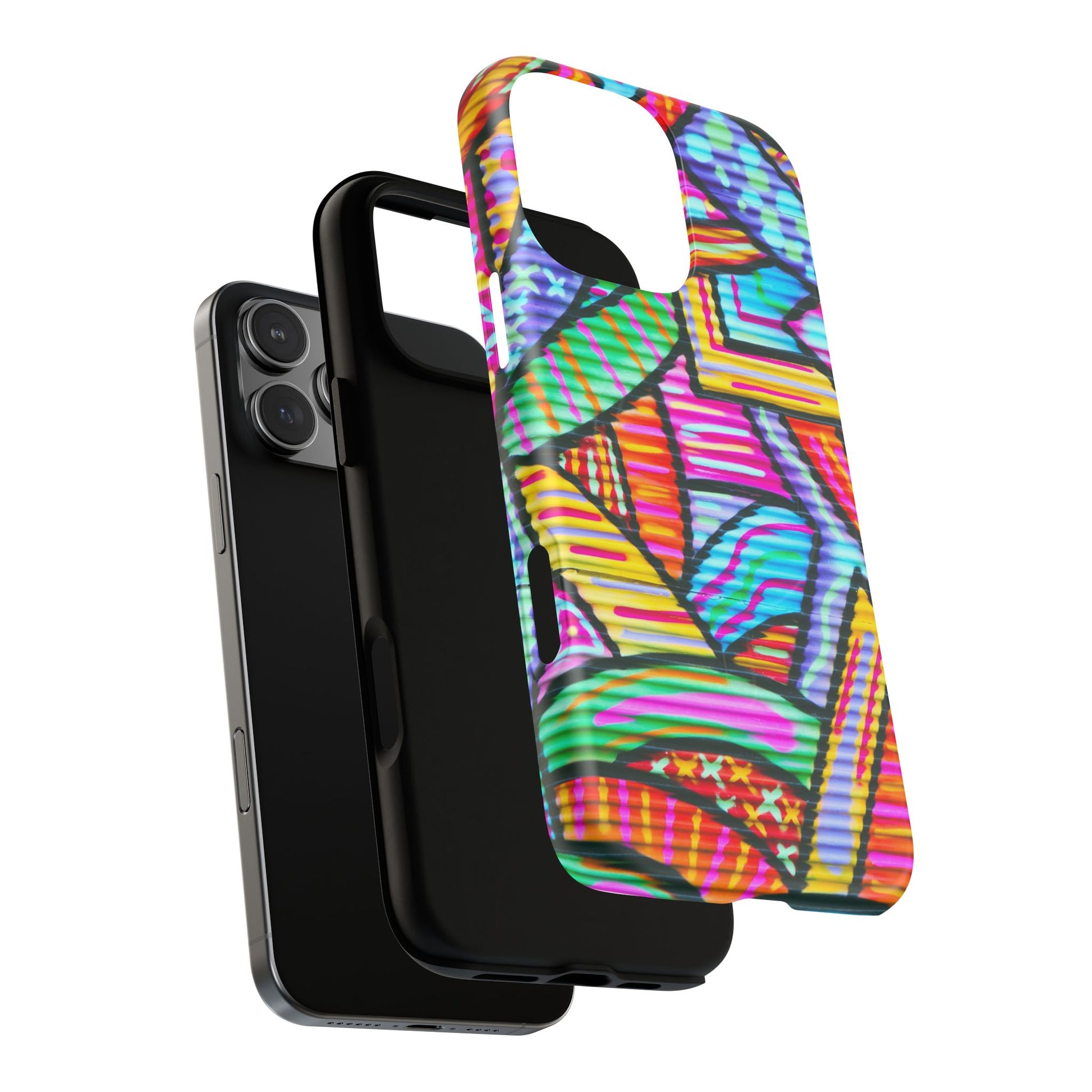 Vibrant Tough Magnetic Phone Case, Colorful Phone Cover, Artistic Mobile Protection, Unique Gift for Tech Lovers, Phone Accessories - FORMO