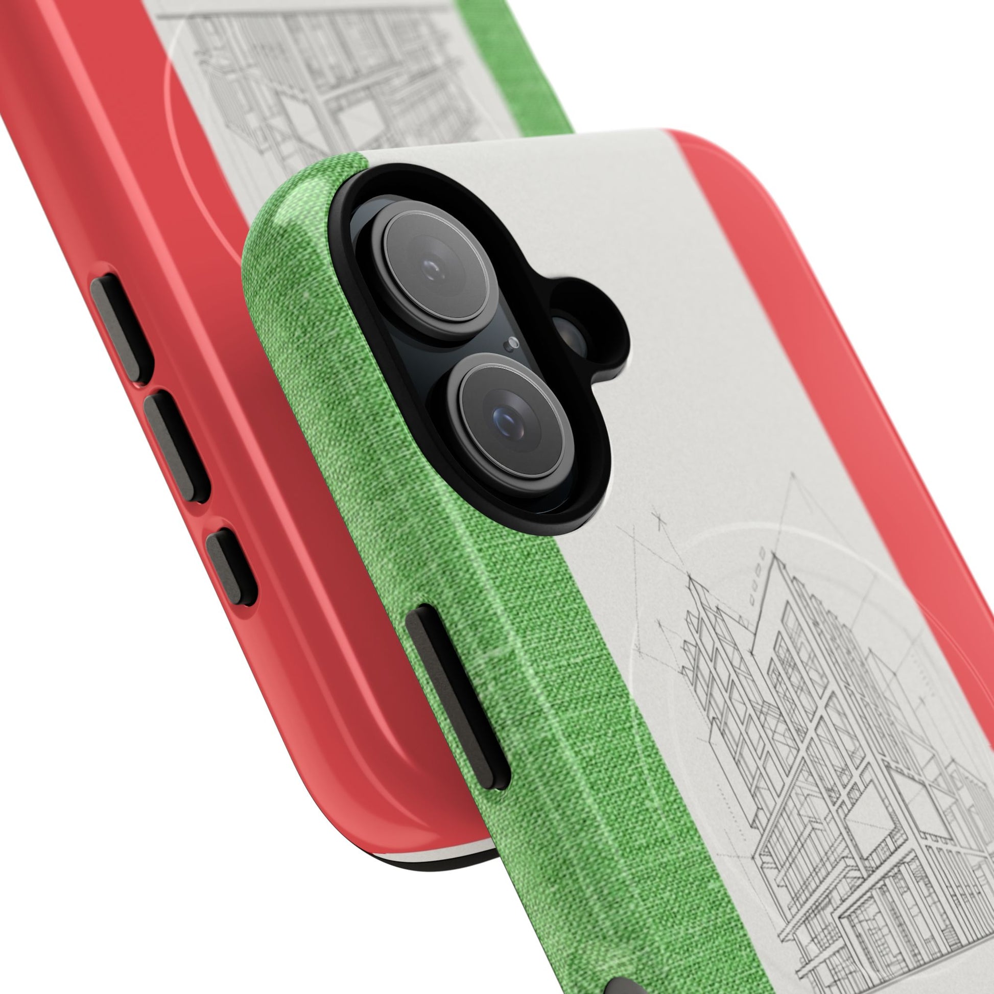 Italian Heritage Magnetic Phone Case, Stylish Phone Cover, Durable Magnet Case, Unique Gift for Travelers, Italian Culture Decor