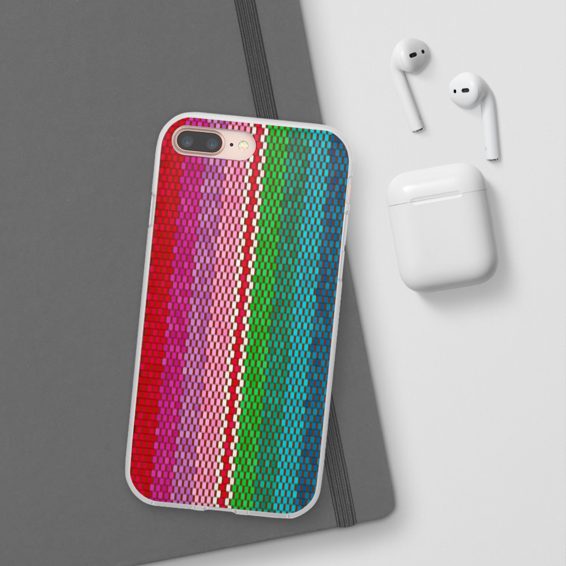 Colorful Striped Flexi Phone Case (iPhone & Samsung Compatible) - FORMO
