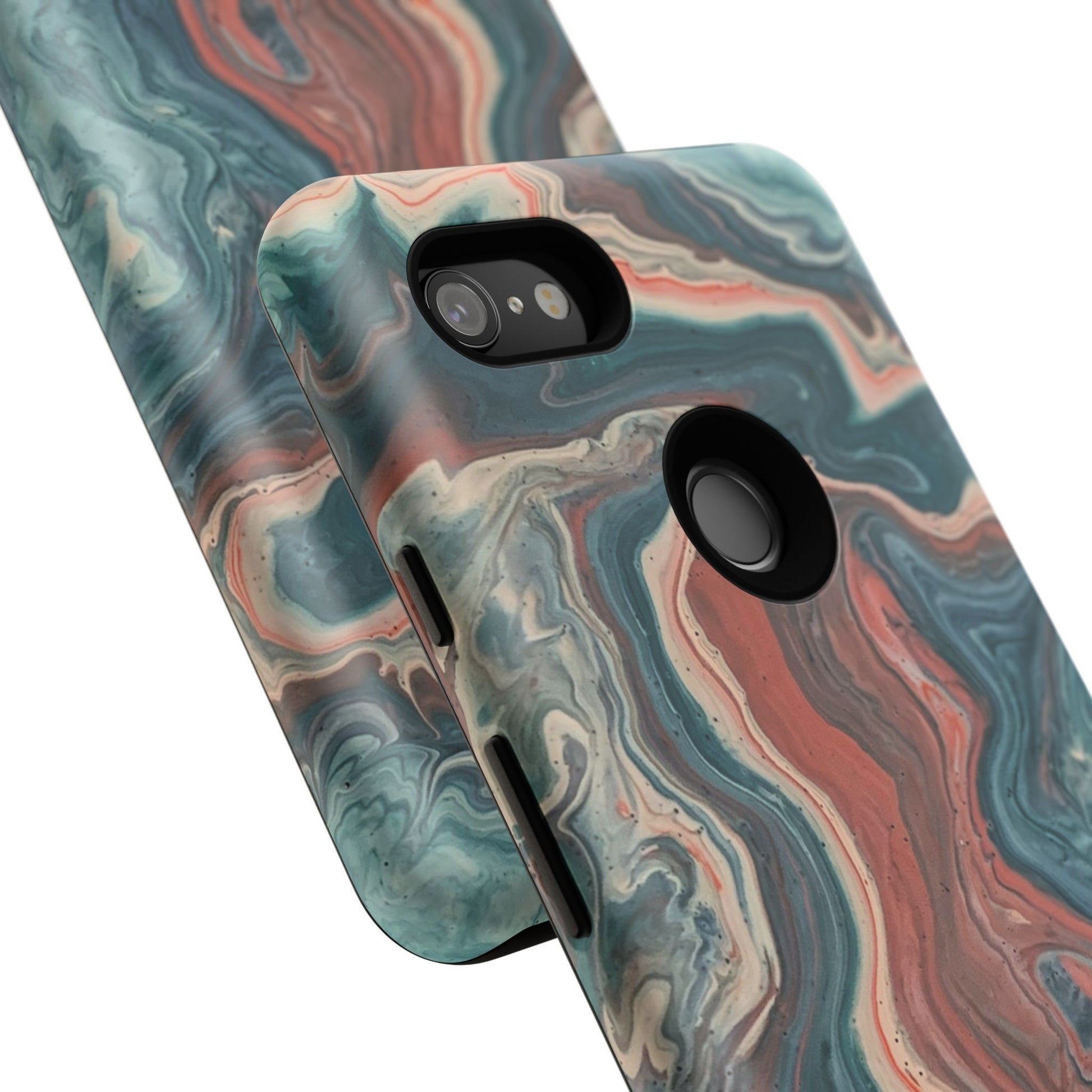 Artistic Phone Case, Tough Cases for Stylish Protection, Marble Design, Trendy Gift for Phone Lovers, Unique Cell Phone Accessory - FORMO