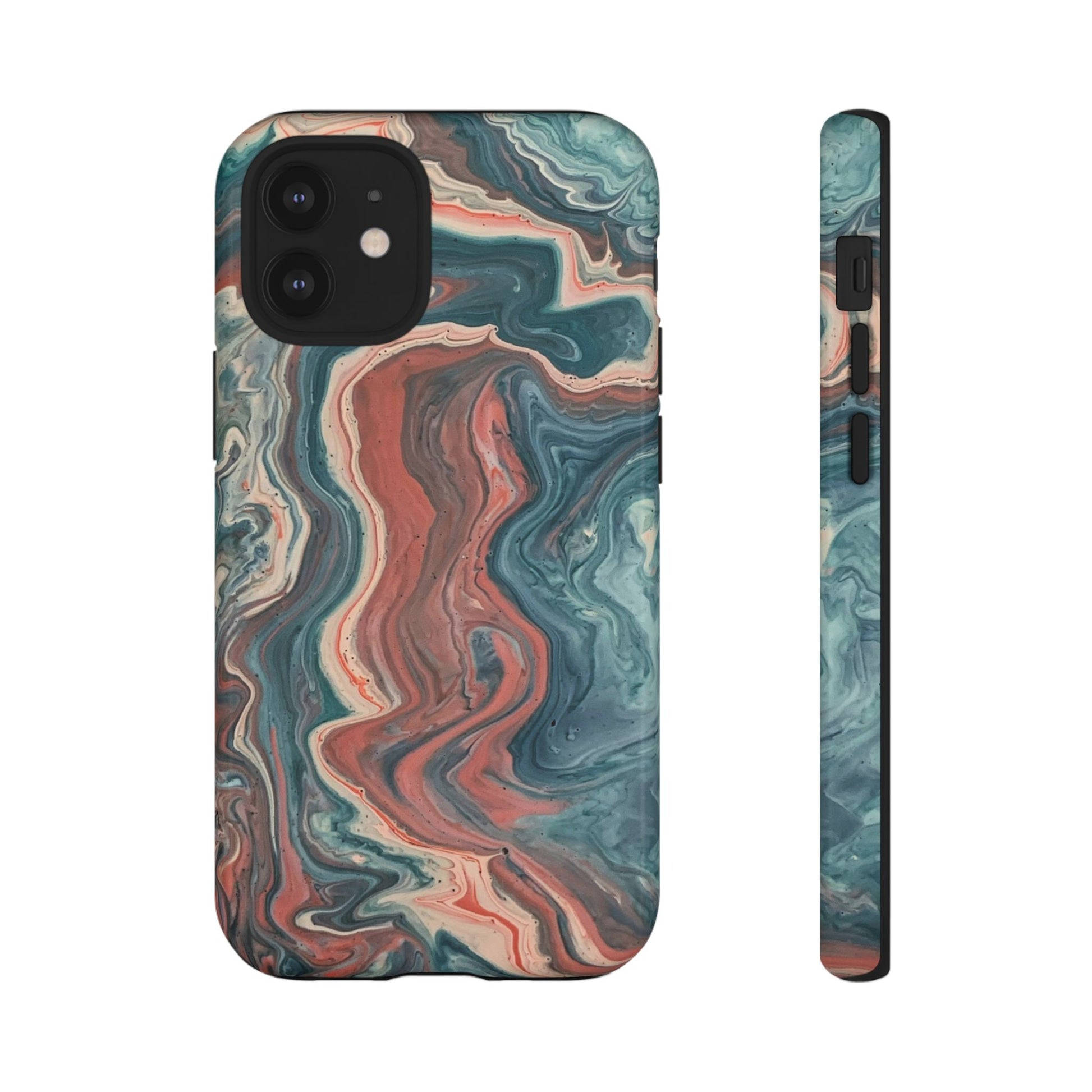 Artistic Phone Case, Tough Cases for Stylish Protection, Marble Design, Trendy Gift for Phone Lovers, Unique Cell Phone Accessory - FORMO