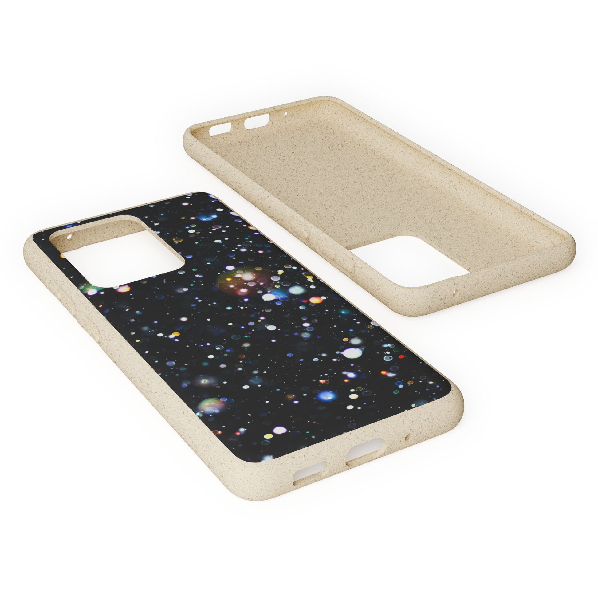 Eco-Friendly Phone Cases, Galaxy Print Biodegradable Cases, Sustainable Phone Accessories, Green Gifts for Her, Space Lover Gift - FORMO