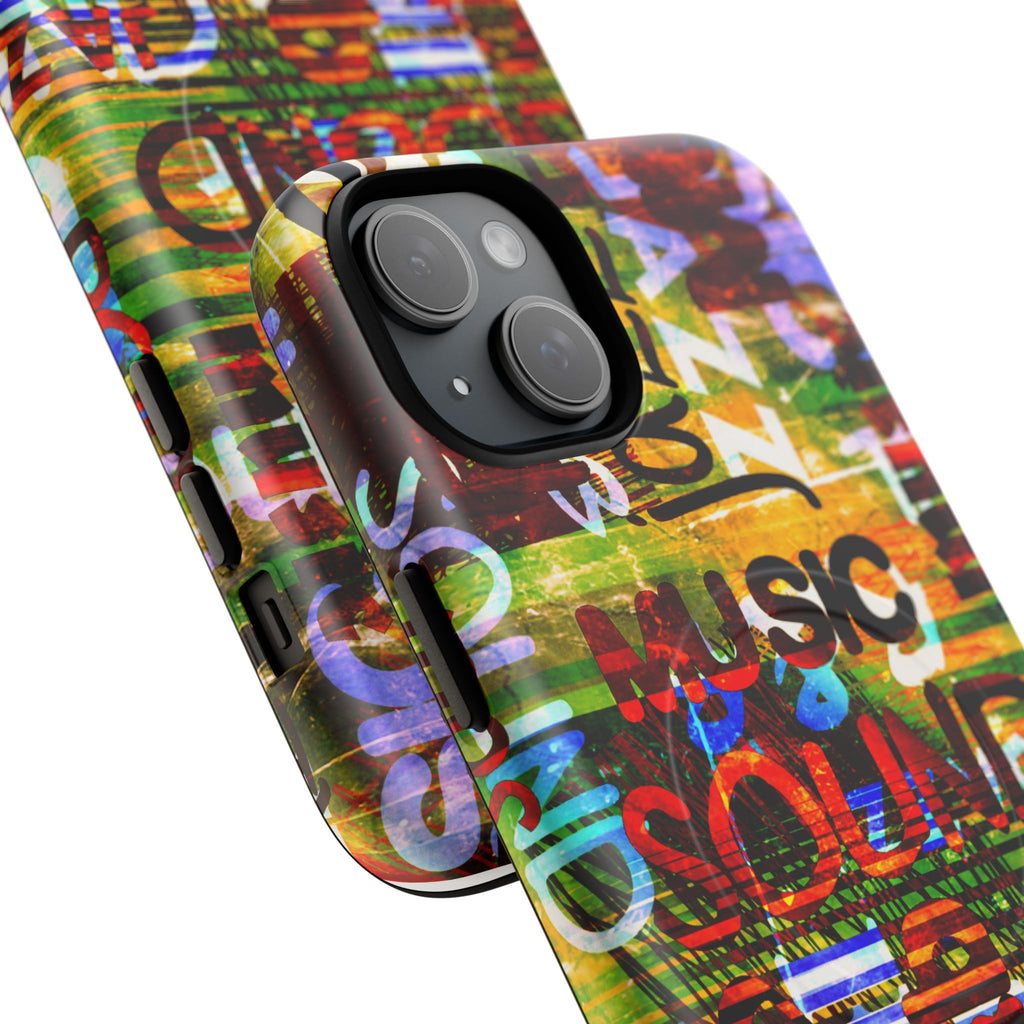 Colorful Music-Themed Phone Case (iPhone & Samsung Compatible) - FORMO