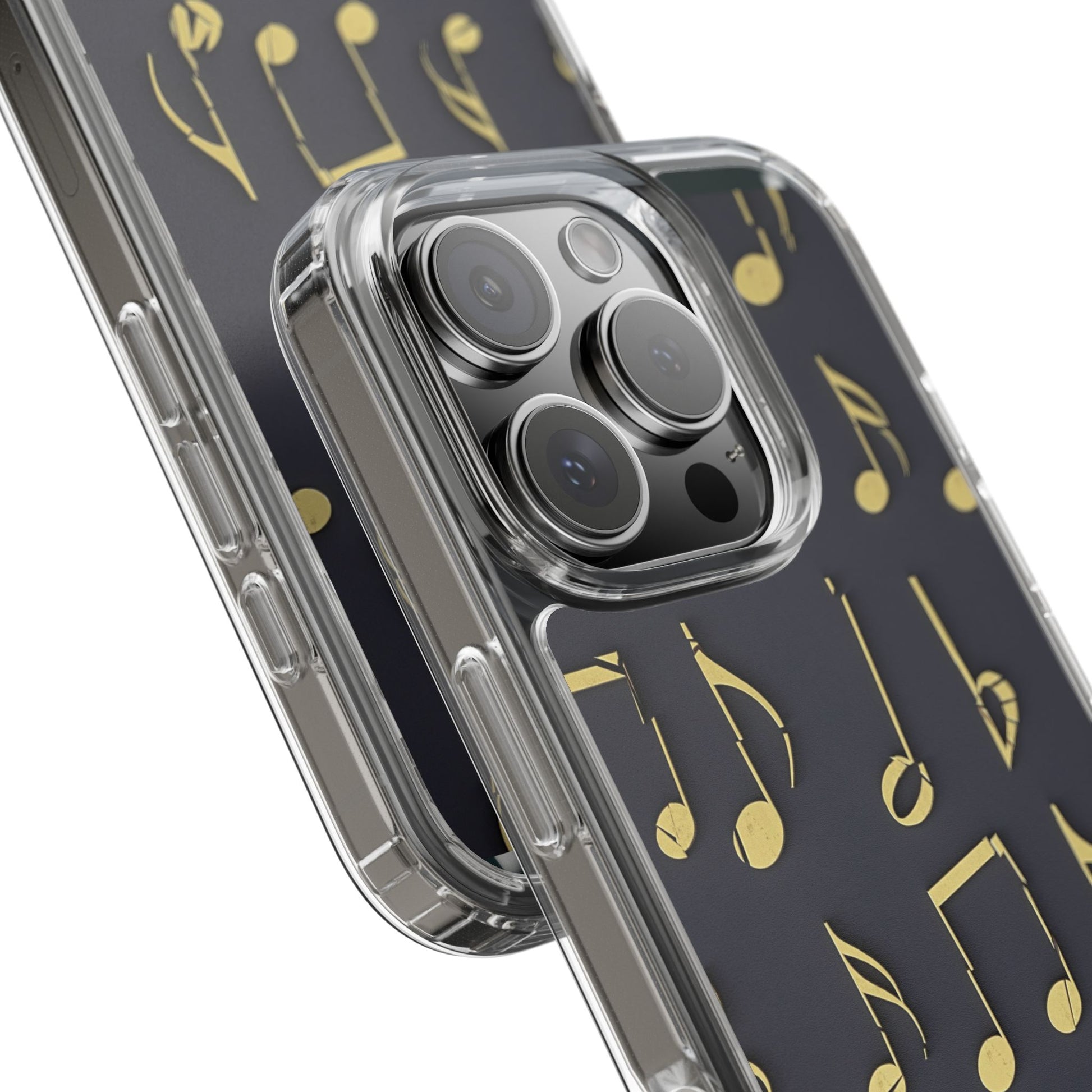 Music-Themed Phone Case - Clear Cases, Gift for Musicians, Guitarist Accessories, Trendy Phone Cover, Music Lover Gift
