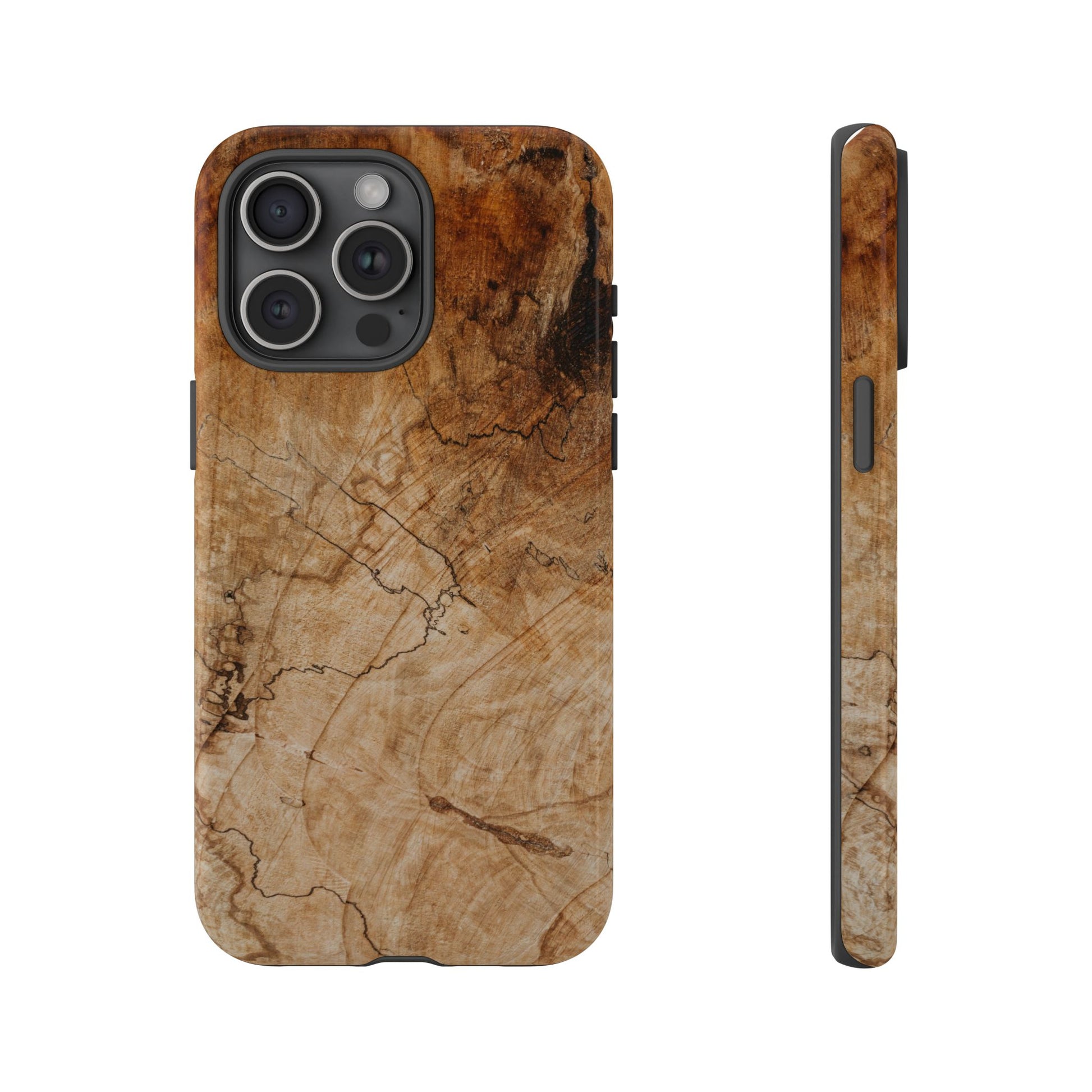 Woodland-Inspired Phone Case | Tough Cases, Natural Wood Grain Cover, Rustic Tech Accessory, Nature Lover Gift, Eco-Friendly - FORMO