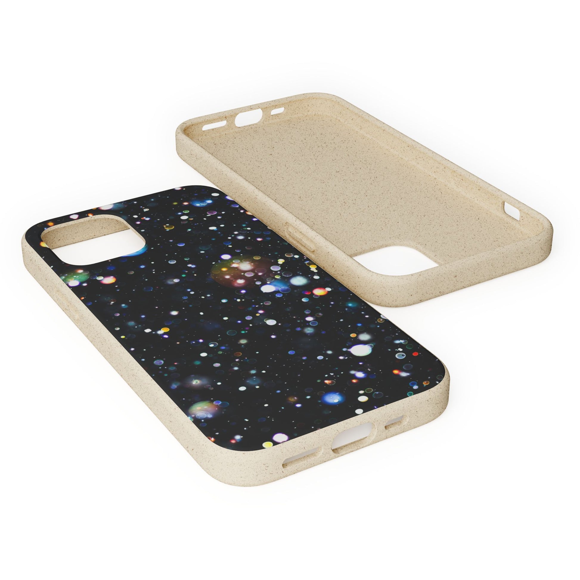 Eco-Friendly Phone Cases, Galaxy Print Biodegradable Cases, Sustainable Phone Accessories, Green Gifts for Her, Space Lover Gift - FORMO