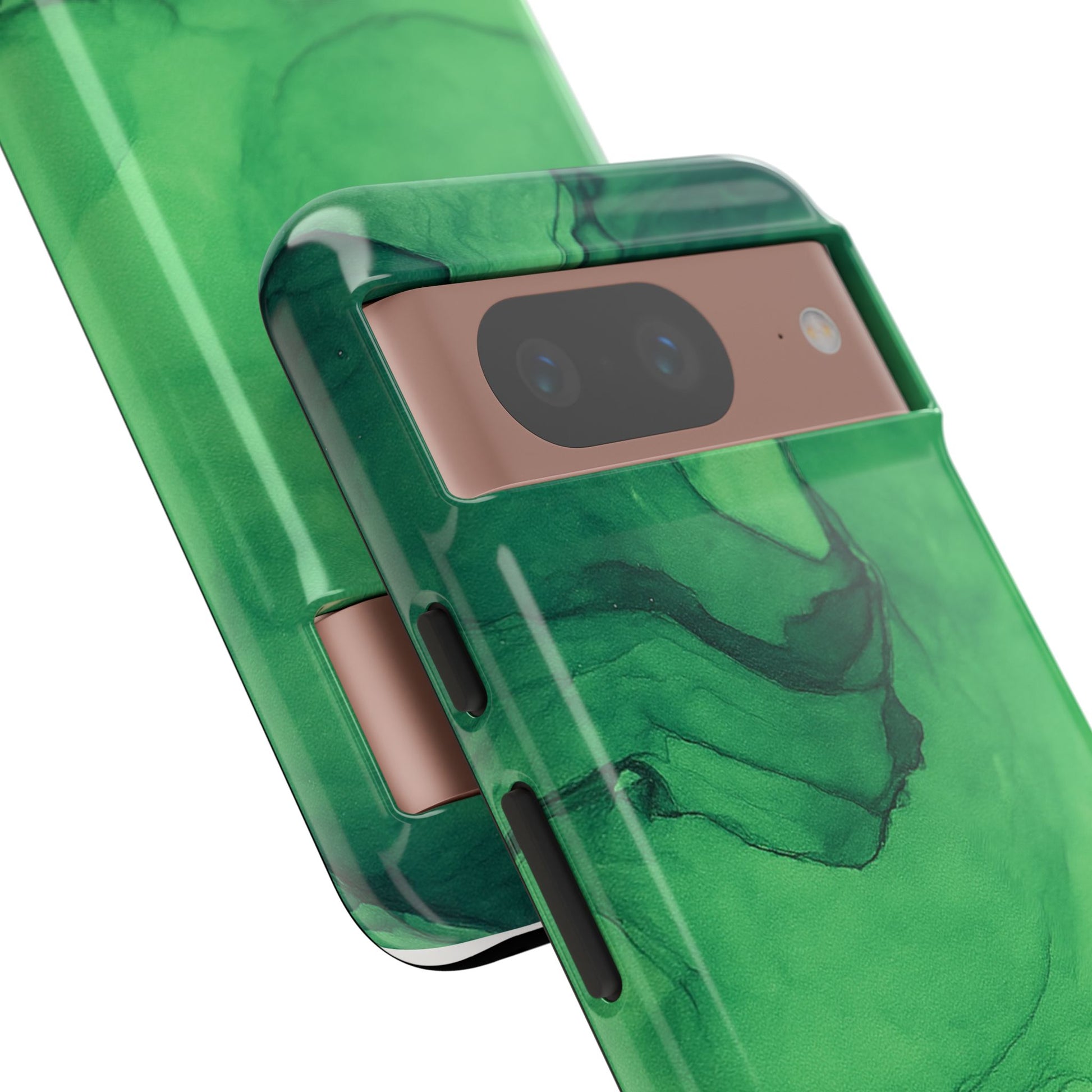 Stylish Phone Case for Nature Lovers, Tough Cases, Green Marble Design, Organic Aesthetic, Unique Gift, Eco-friendly Accessories