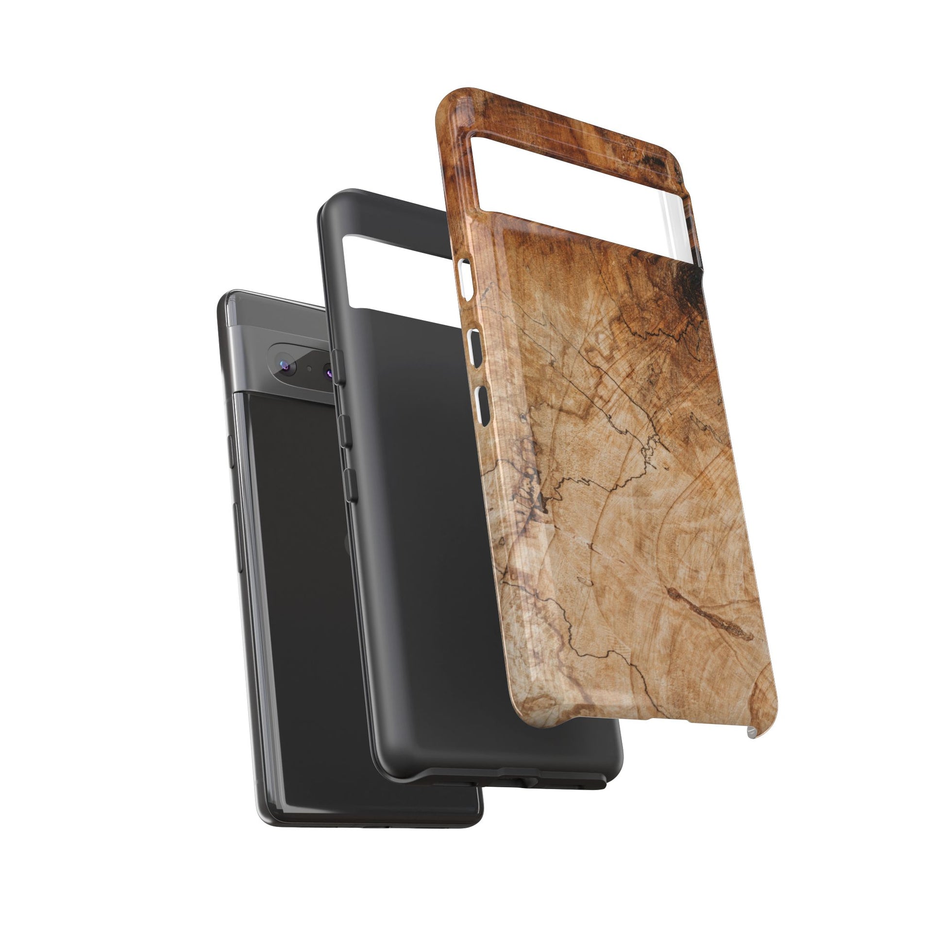 Woodland-Inspired Phone Case | Tough Cases, Natural Wood Grain Cover, Rustic Tech Accessory, Nature Lover Gift, Eco-Friendly - FORMO