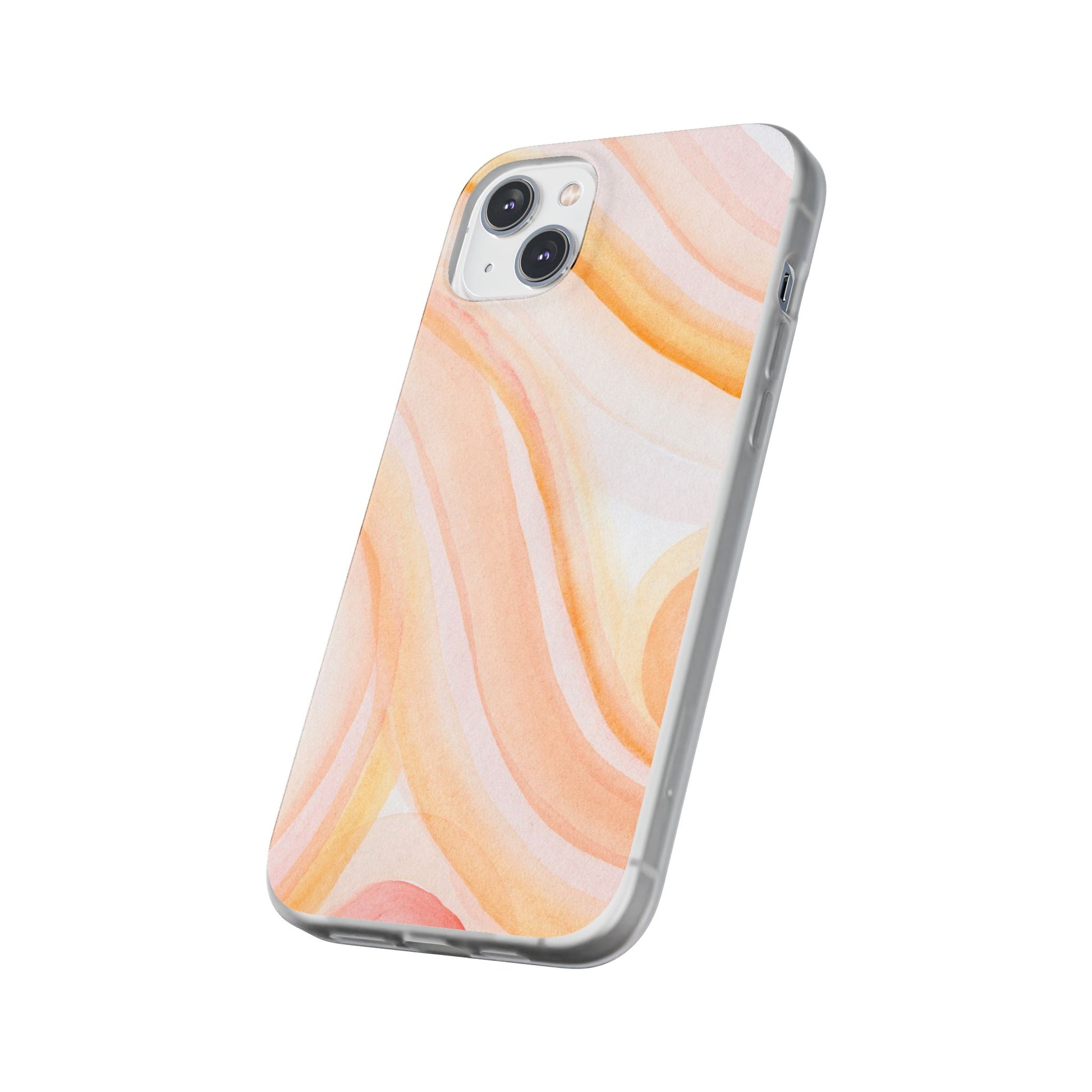 Aesthetic Phone Case, Soft Pastel Flexible Cover, Trendy Mobile Accessories, Gift for Her, Cute Phone Protection - FORMO