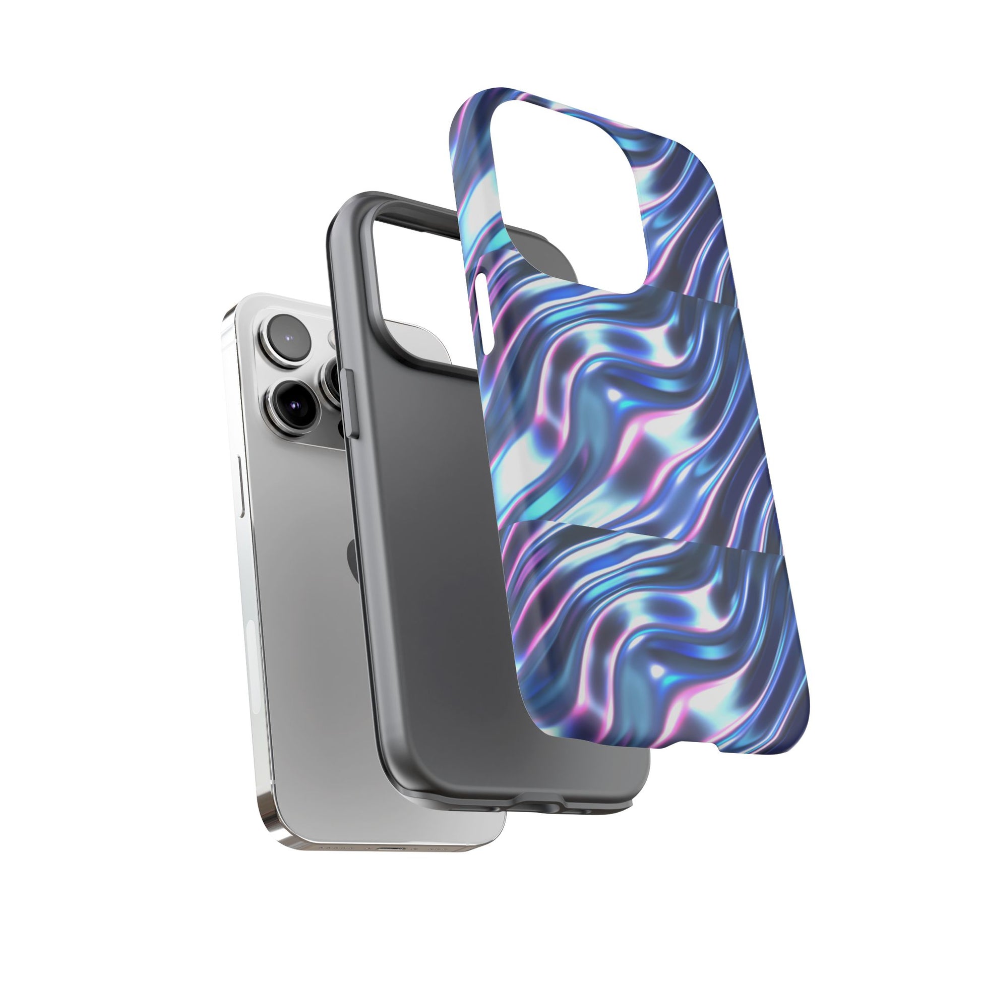 Iridescent Glossy Tough Phone Case (iPhone, Samsung & Google Pixel Compatible) - FORMO