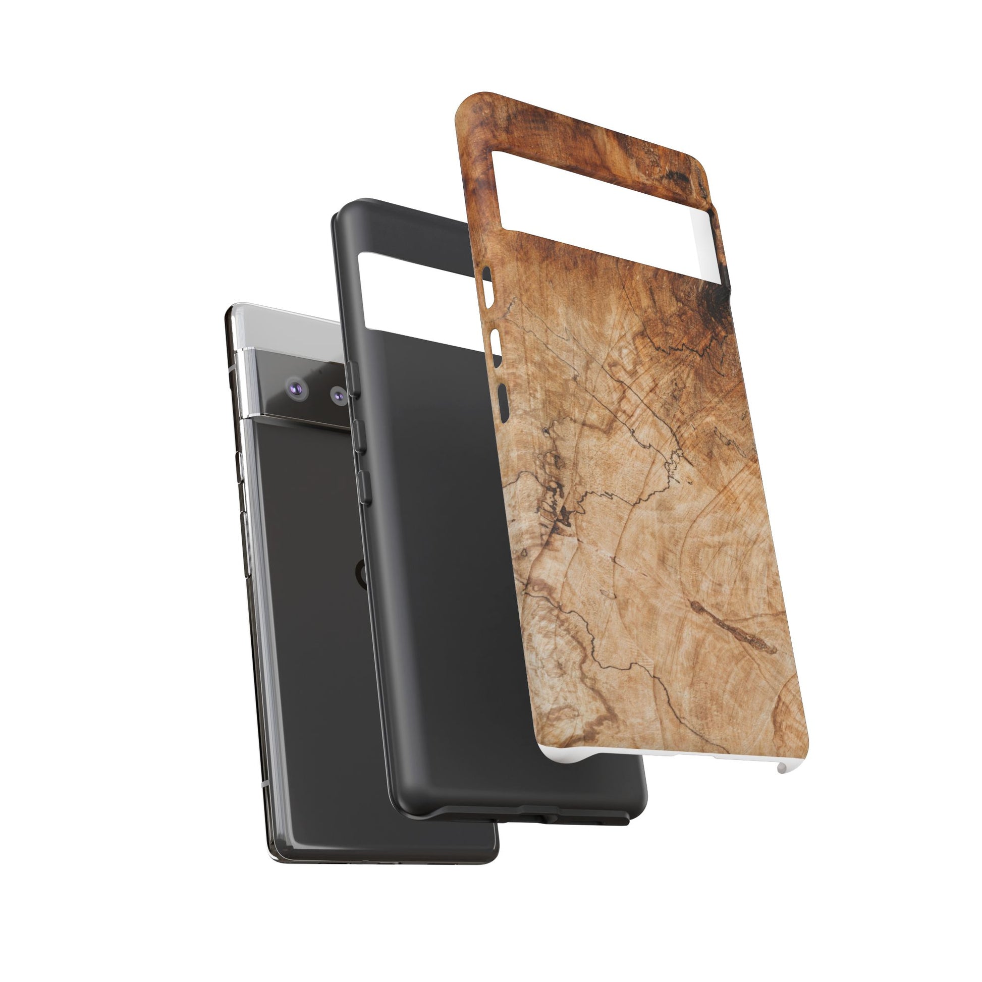 Woodland-Inspired Phone Case | Tough Cases, Natural Wood Grain Cover, Rustic Tech Accessory, Nature Lover Gift, Eco-Friendly - FORMO