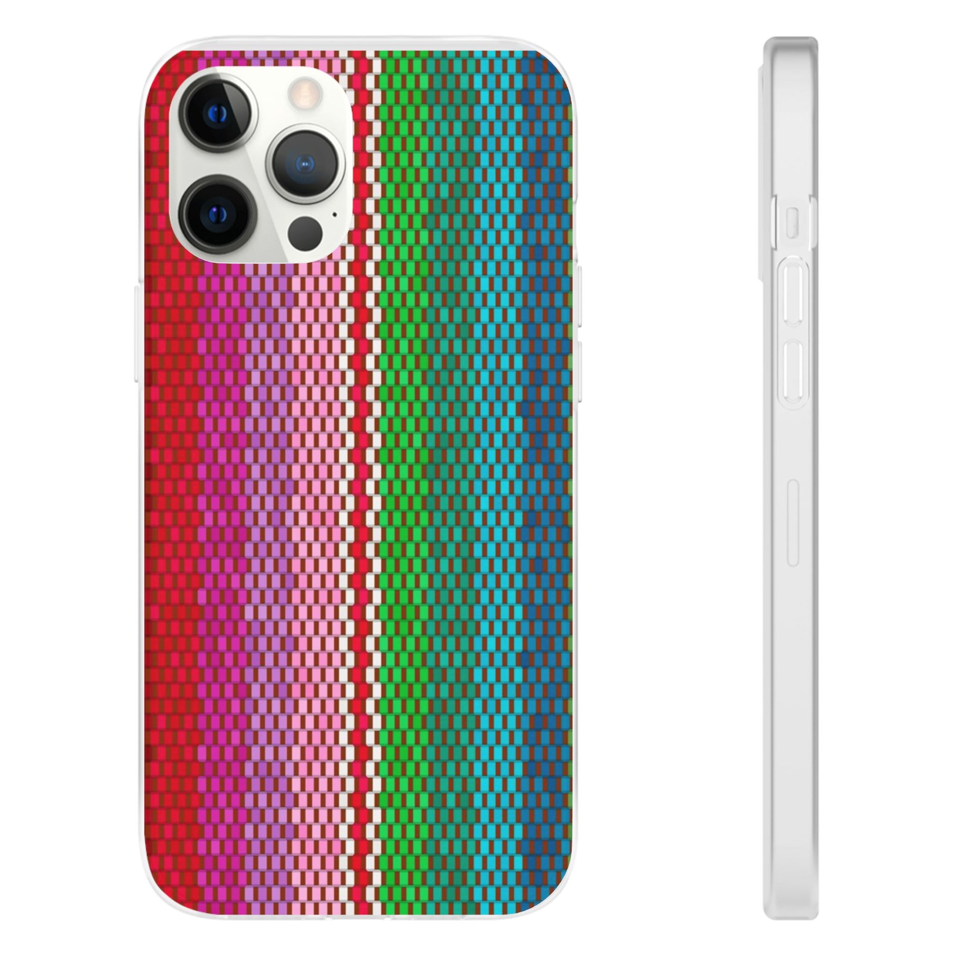 Colorful Striped Flexi Phone Case (iPhone & Samsung Compatible) - FORMO