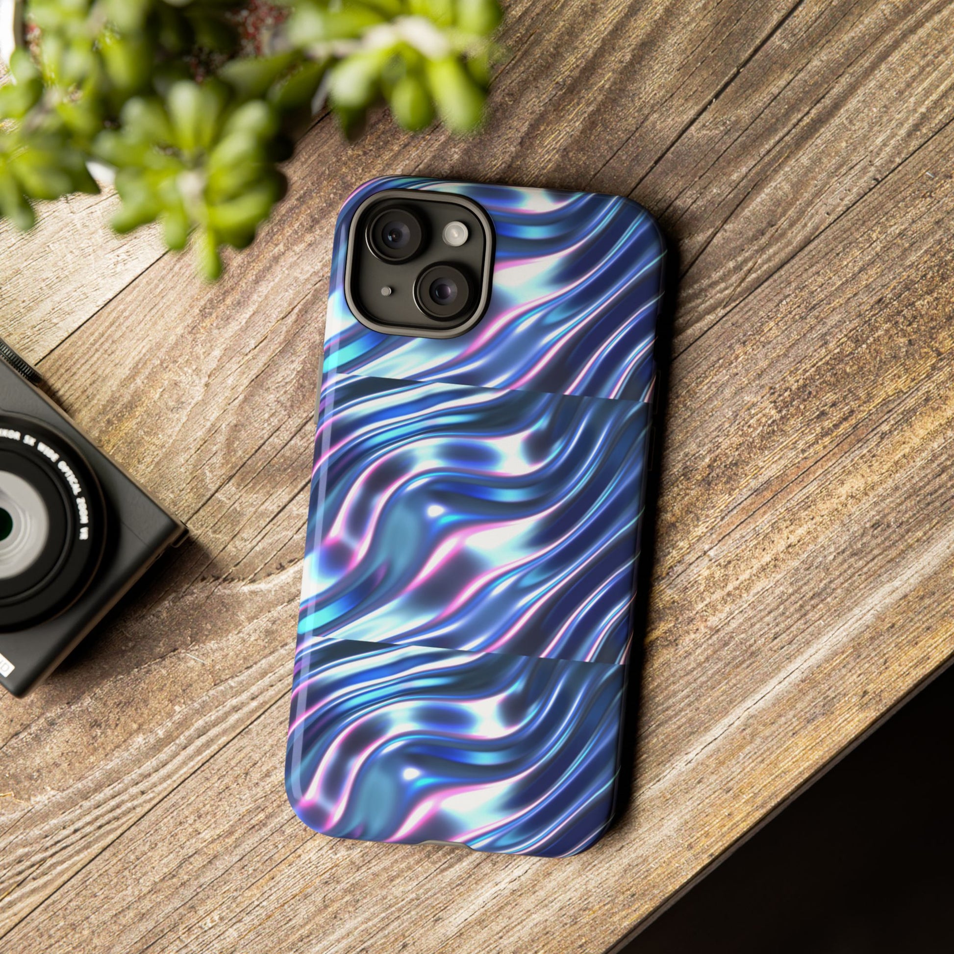 Iridescent Glossy Tough Phone Case (iPhone, Samsung & Google Pixel Compatible) - FORMO