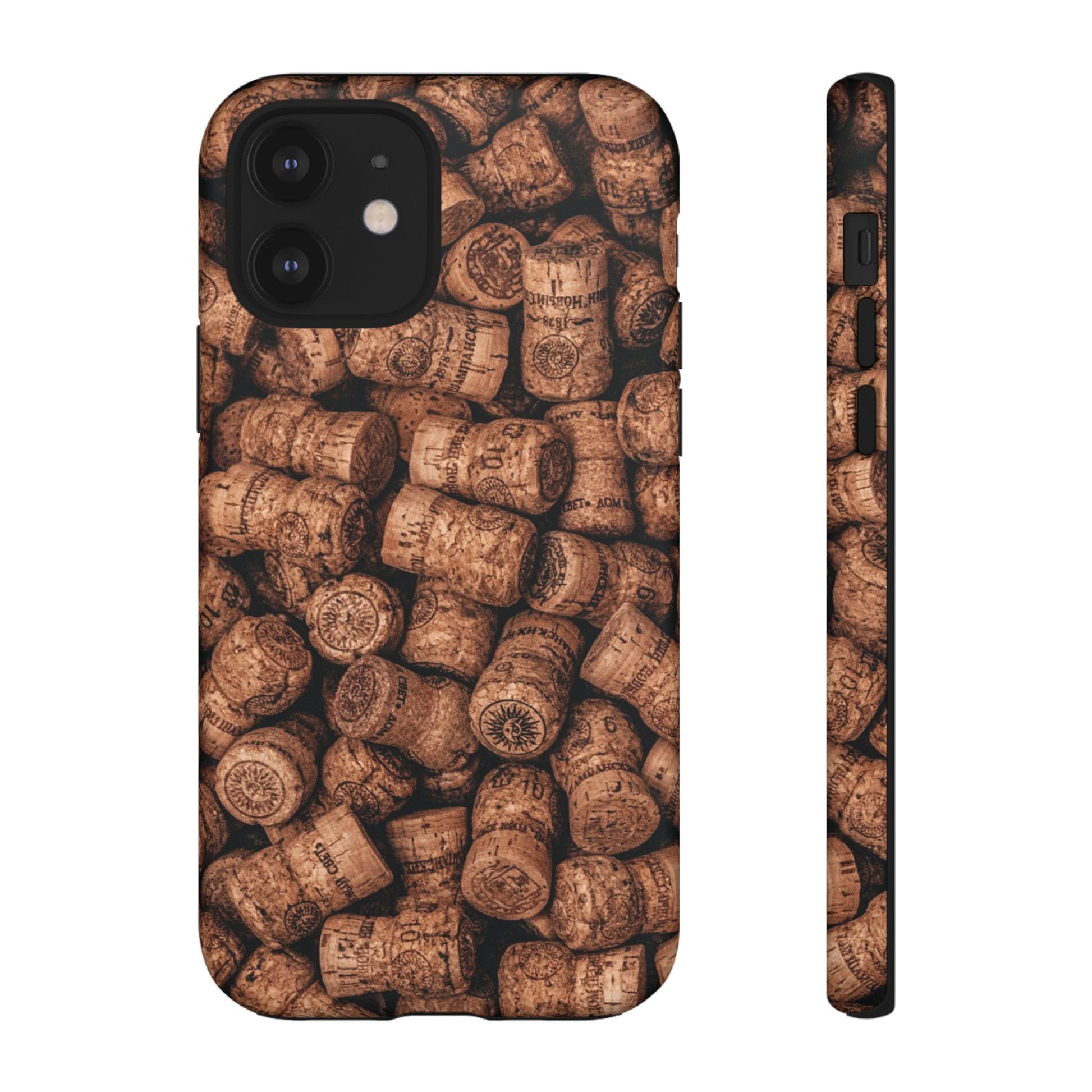 Cork Pattern Phone Case - Eco-Friendly, Vintage Style, Rustic Gifts for Wine Lovers, Housewarming, Birthday, Unique Gift - FORMO