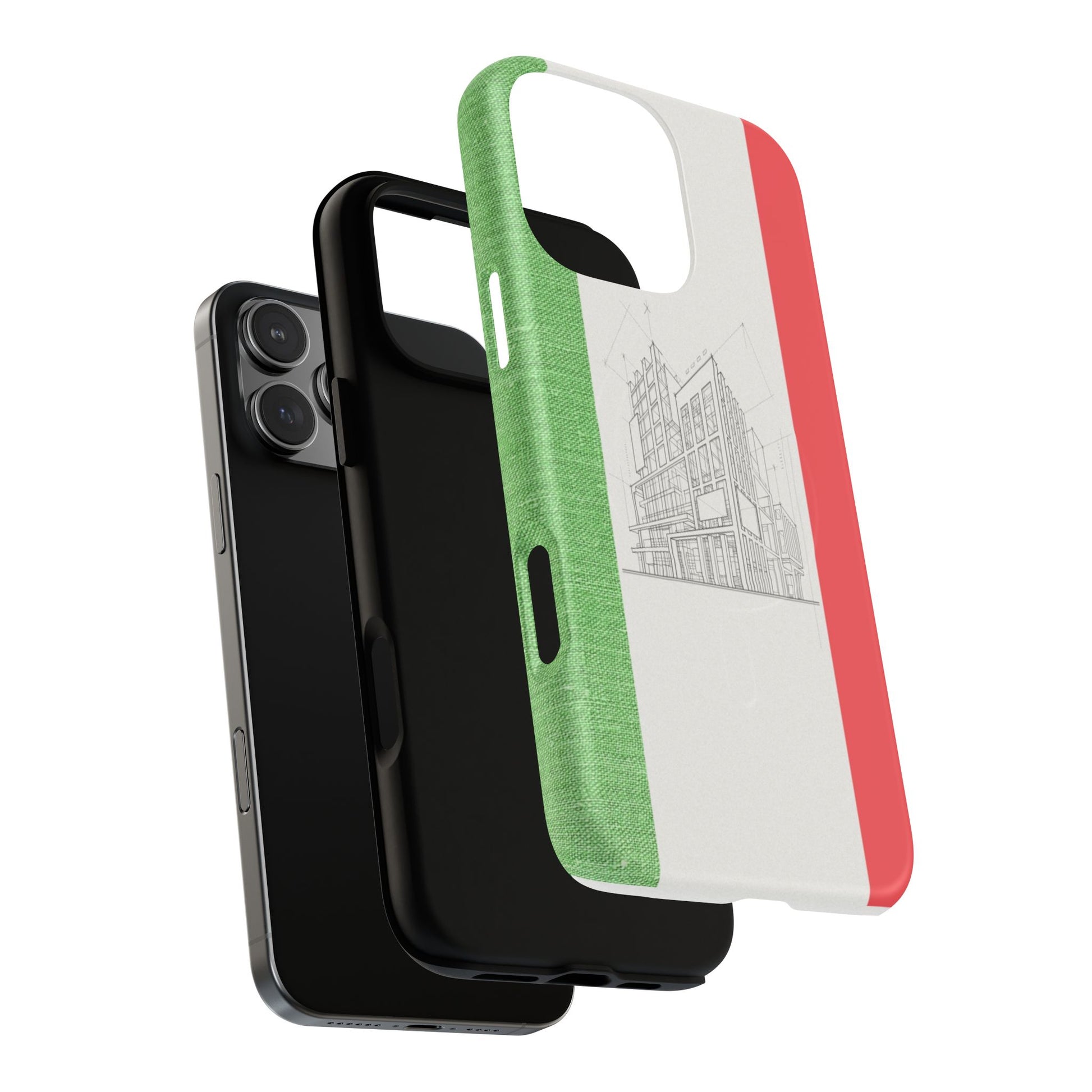 Italian Heritage Magnetic Phone Case, Stylish Phone Cover, Durable Magnet Case, Unique Gift for Travelers, Italian Culture Decor