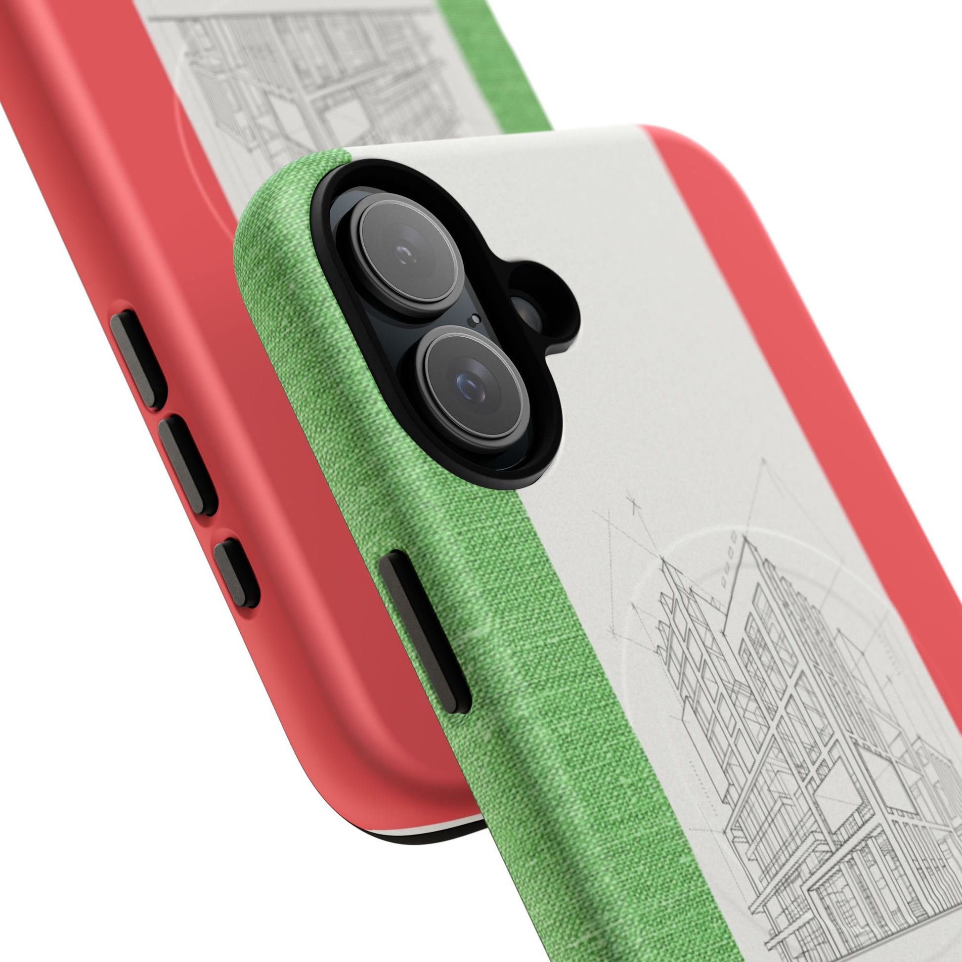 Italian Heritage Magnetic Phone Case, Stylish Phone Cover, Durable Magnet Case, Unique Gift for Travelers, Italian Culture Decor