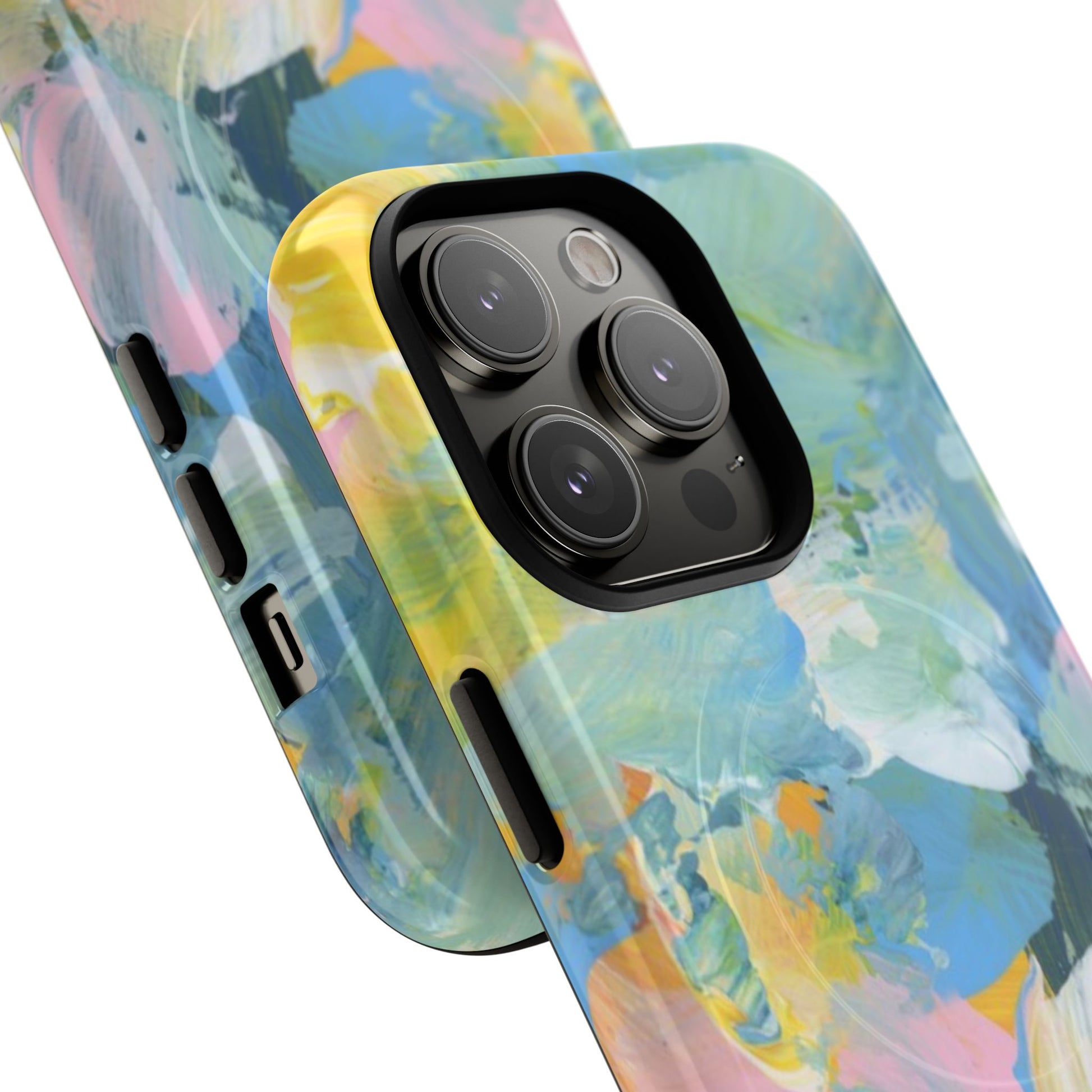 Colorful Tough Magnetic Phone Case, Vibrant Phone Protection, Unique Gift for Her, Modern Design, Holiday Gift Idea - FORMO