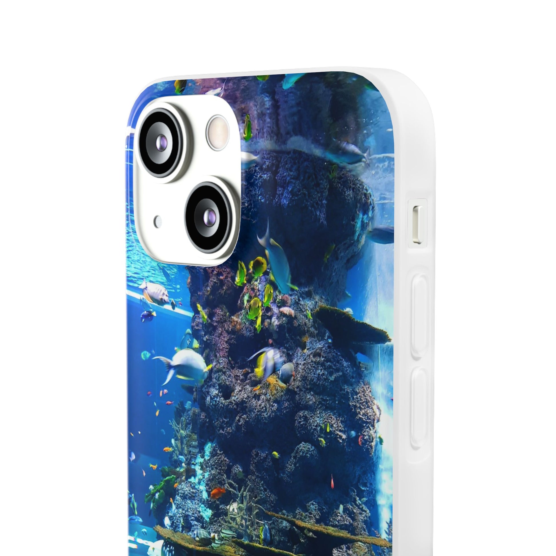 Underwater Paradise Phone Case, Flexible Mobile Cover, Ocean Lover Gift, Marine Life, Beach Decor, Sea Life Accessories - FORMO