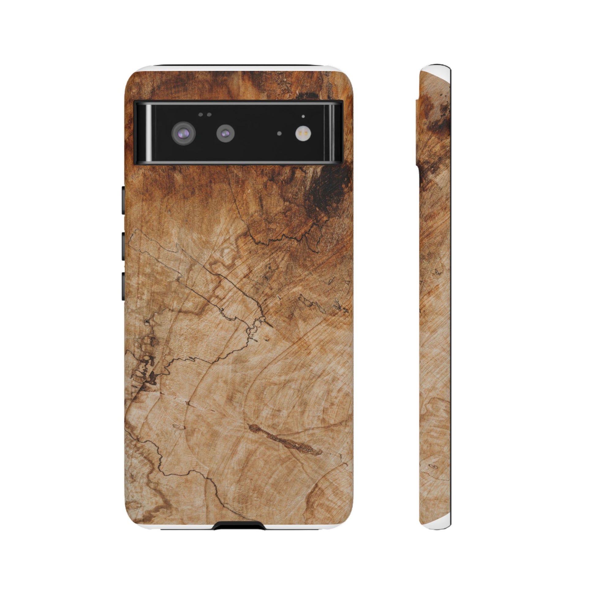 Woodland-Inspired Phone Case | Tough Cases, Natural Wood Grain Cover, Rustic Tech Accessory, Nature Lover Gift, Eco-Friendly - FORMO
