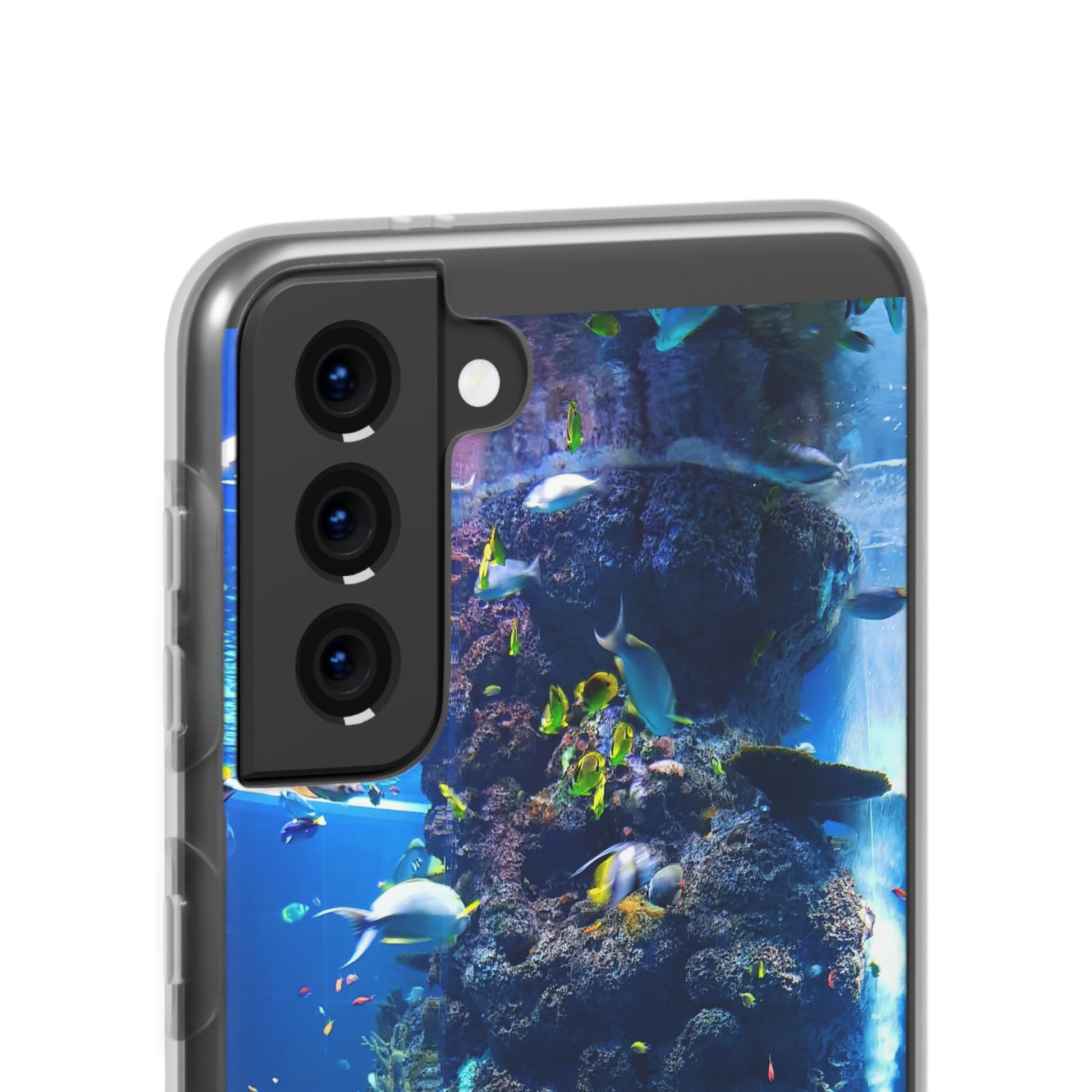 Underwater Paradise Phone Case, Flexible Mobile Cover, Ocean Lover Gift, Marine Life, Beach Decor, Sea Life Accessories - FORMO