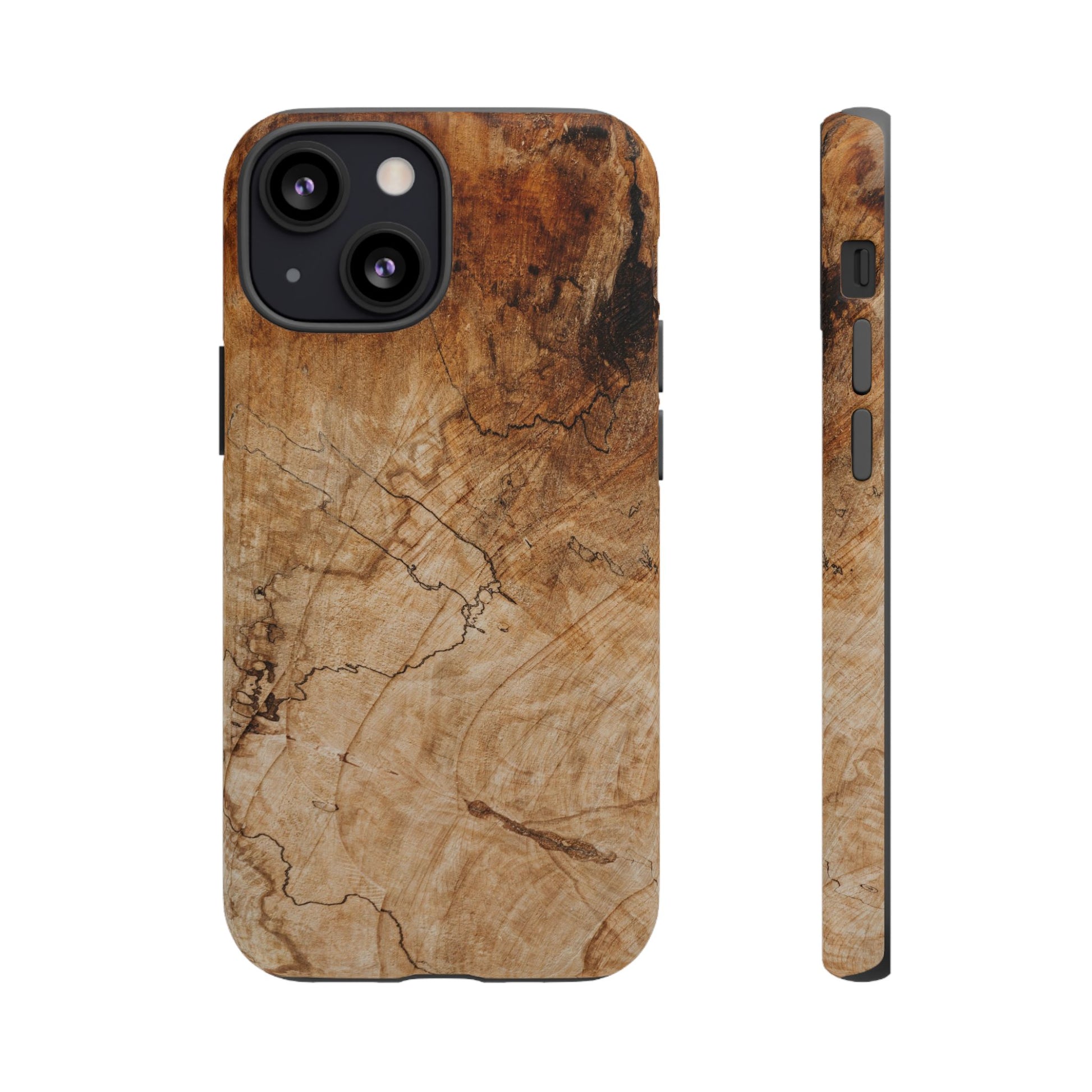 Woodland-Inspired Phone Case | Tough Cases, Natural Wood Grain Cover, Rustic Tech Accessory, Nature Lover Gift, Eco-Friendly - FORMO