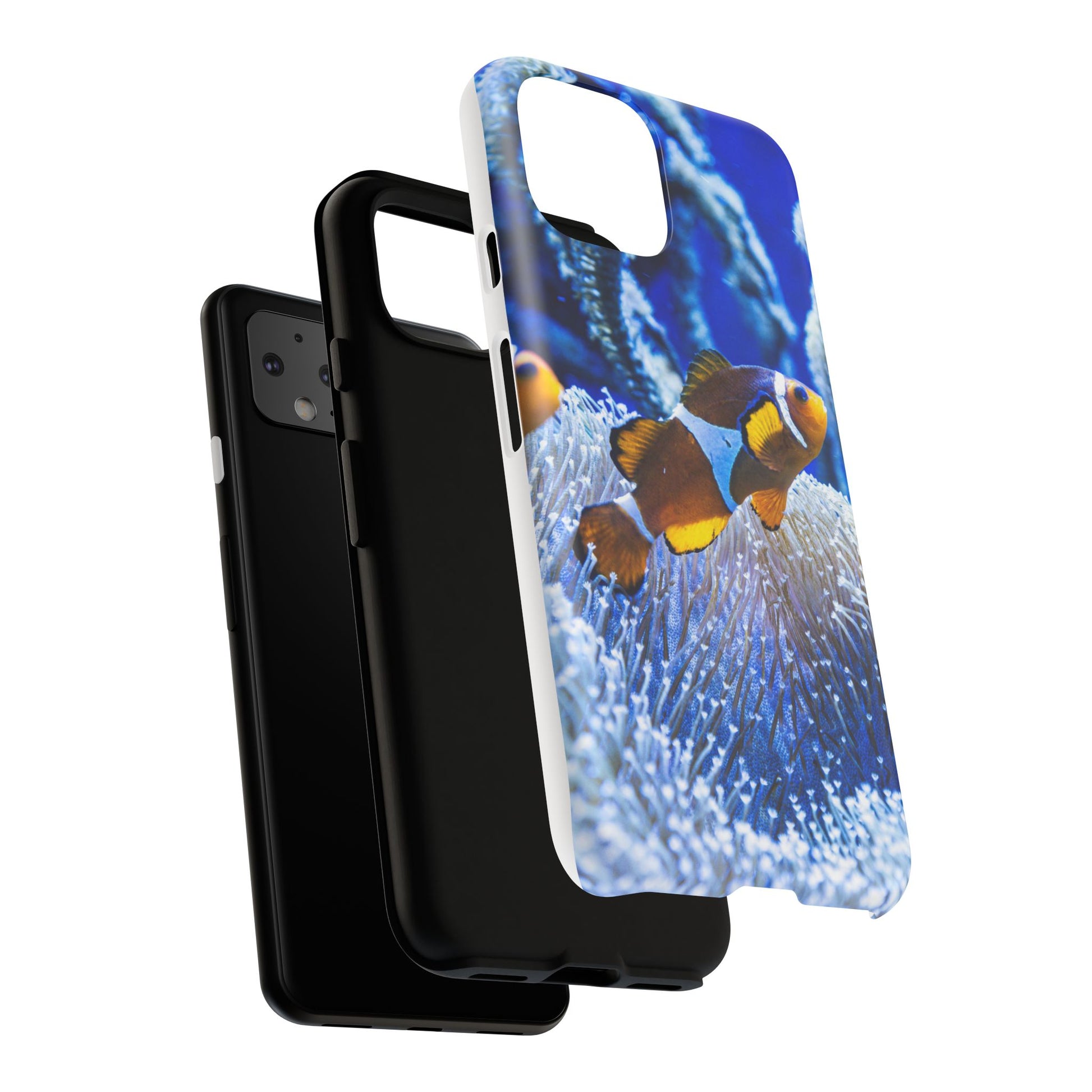 Colorful Marine Life Phone Case, Fish Case, Ocean Lover Gift, Underwater Art, Unique Phone Cover, Tough Phone Protector - FORMO