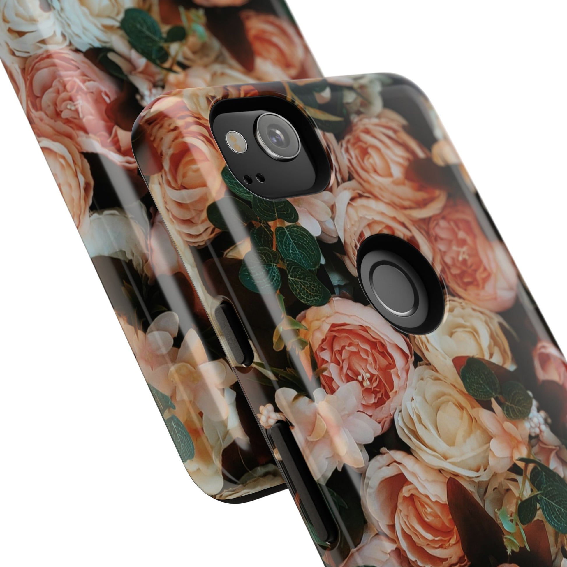 Floral Phone Case - Tough Cases, Rose Design, Floral Protection, Gift for Her, Cute Mobile Cover, Eco-Friendly Case - FORMO