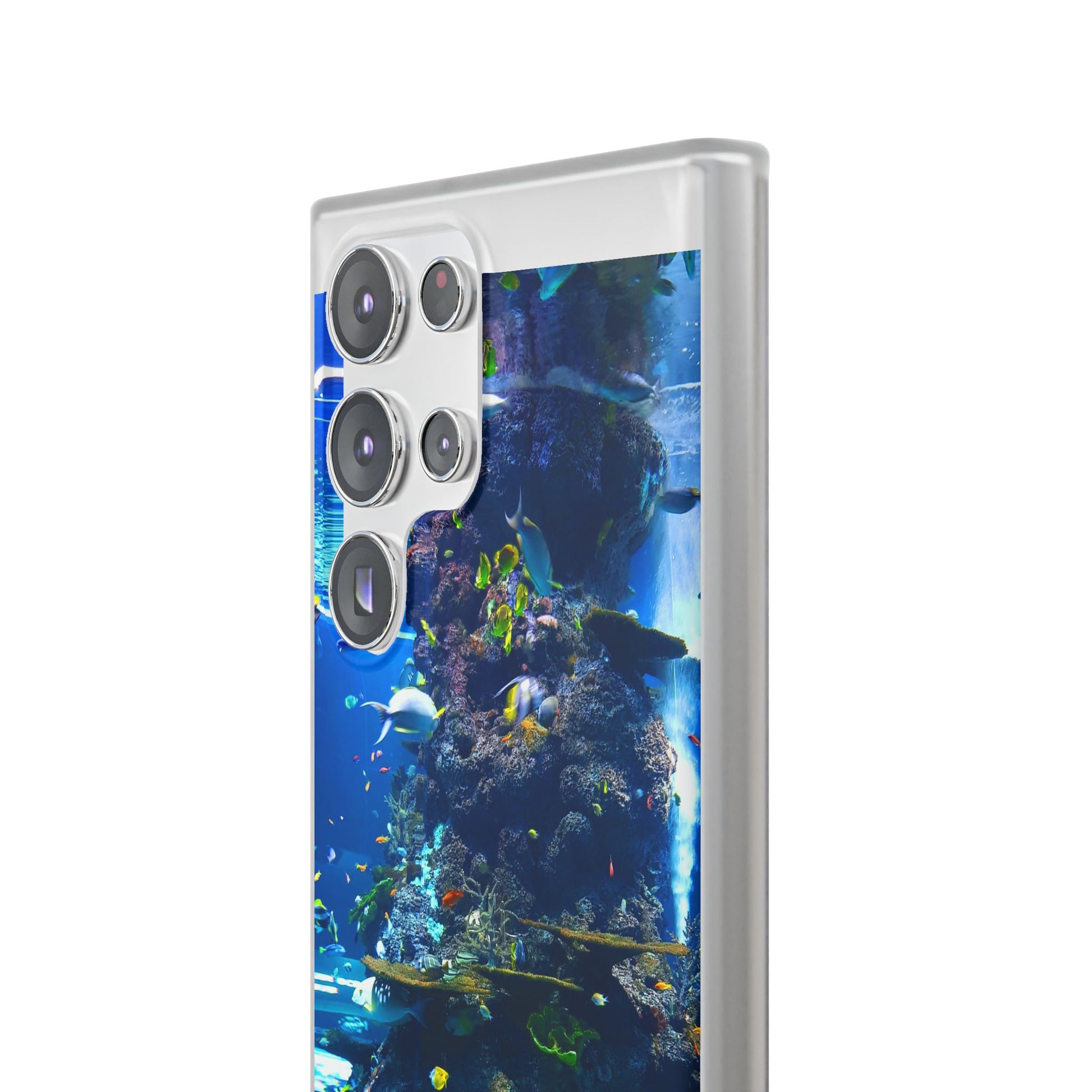 Underwater Paradise Phone Case, Flexible Mobile Cover, Ocean Lover Gift, Marine Life, Beach Decor, Sea Life Accessories - FORMO