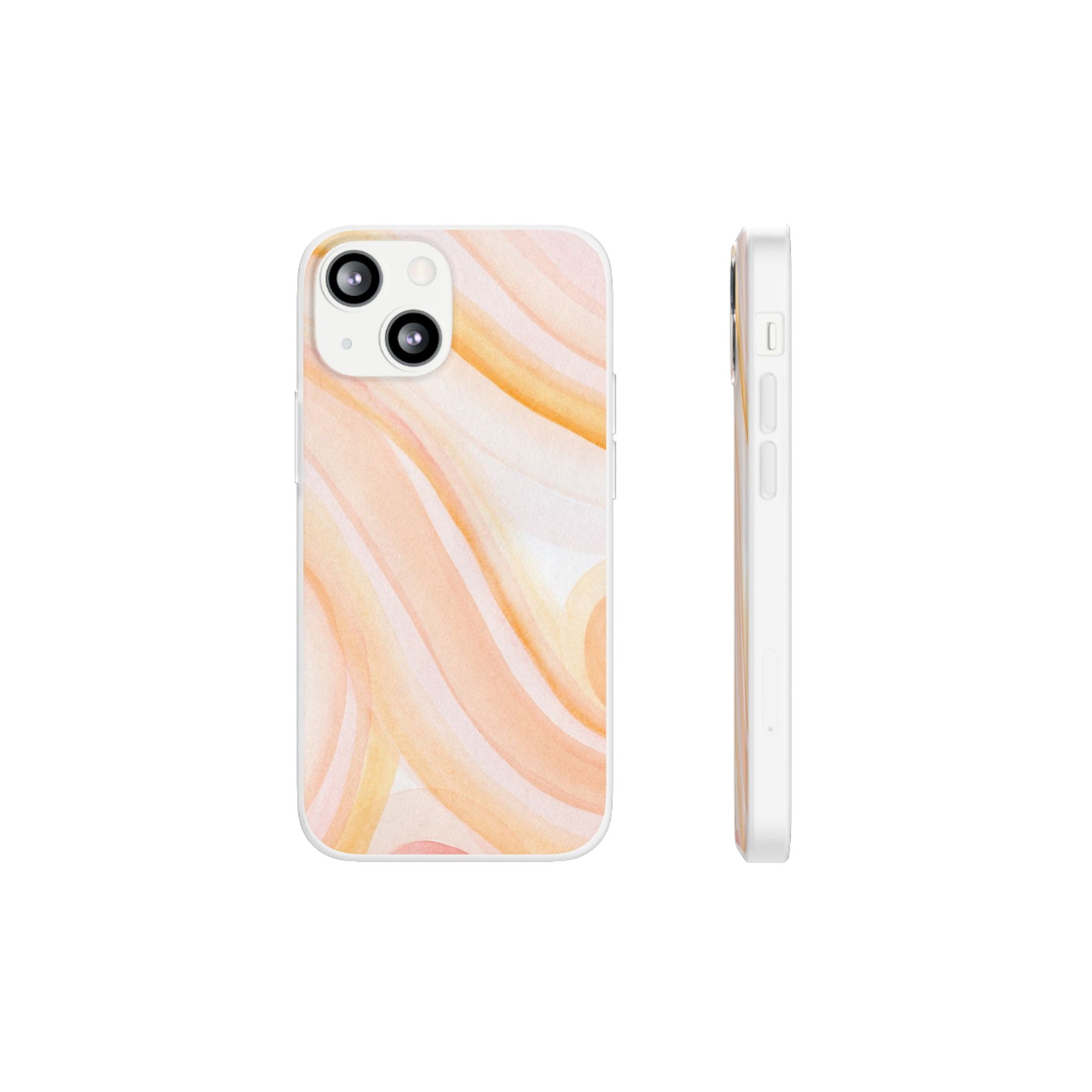 Aesthetic Phone Case, Soft Pastel Flexible Cover, Trendy Mobile Accessories, Gift for Her, Cute Phone Protection - FORMO