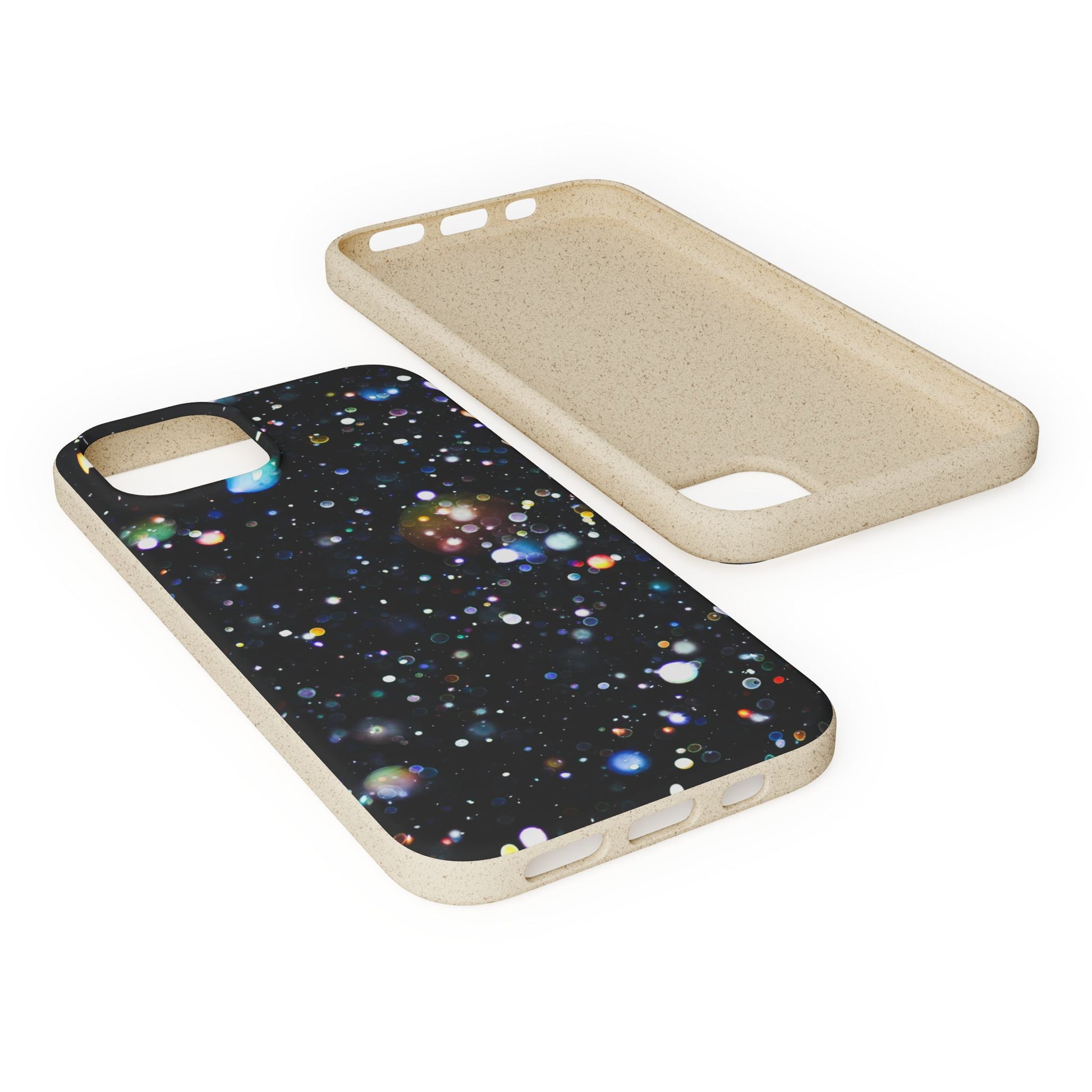 Eco-Friendly Phone Cases, Galaxy Print Biodegradable Cases, Sustainable Phone Accessories, Green Gifts for Her, Space Lover Gift - FORMO
