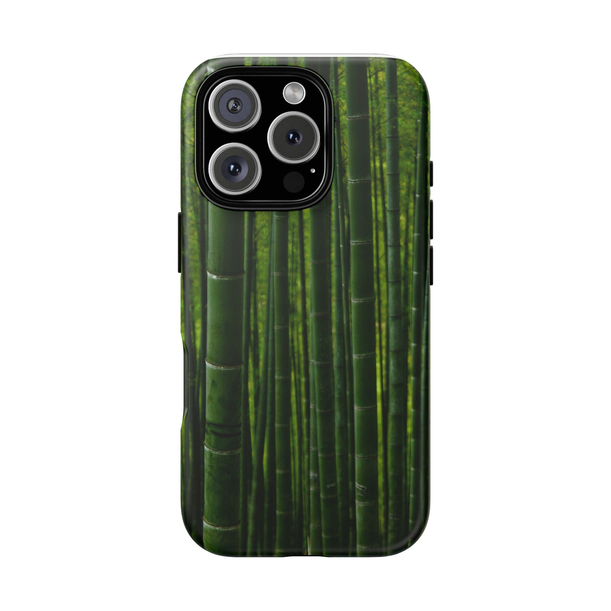 Bamboo Phone Case - Tough Cases, Nature Lover Gift, Eco-Friendly Phone Accessory, Greenery Design, Unique Smartphone Cover - FORMO