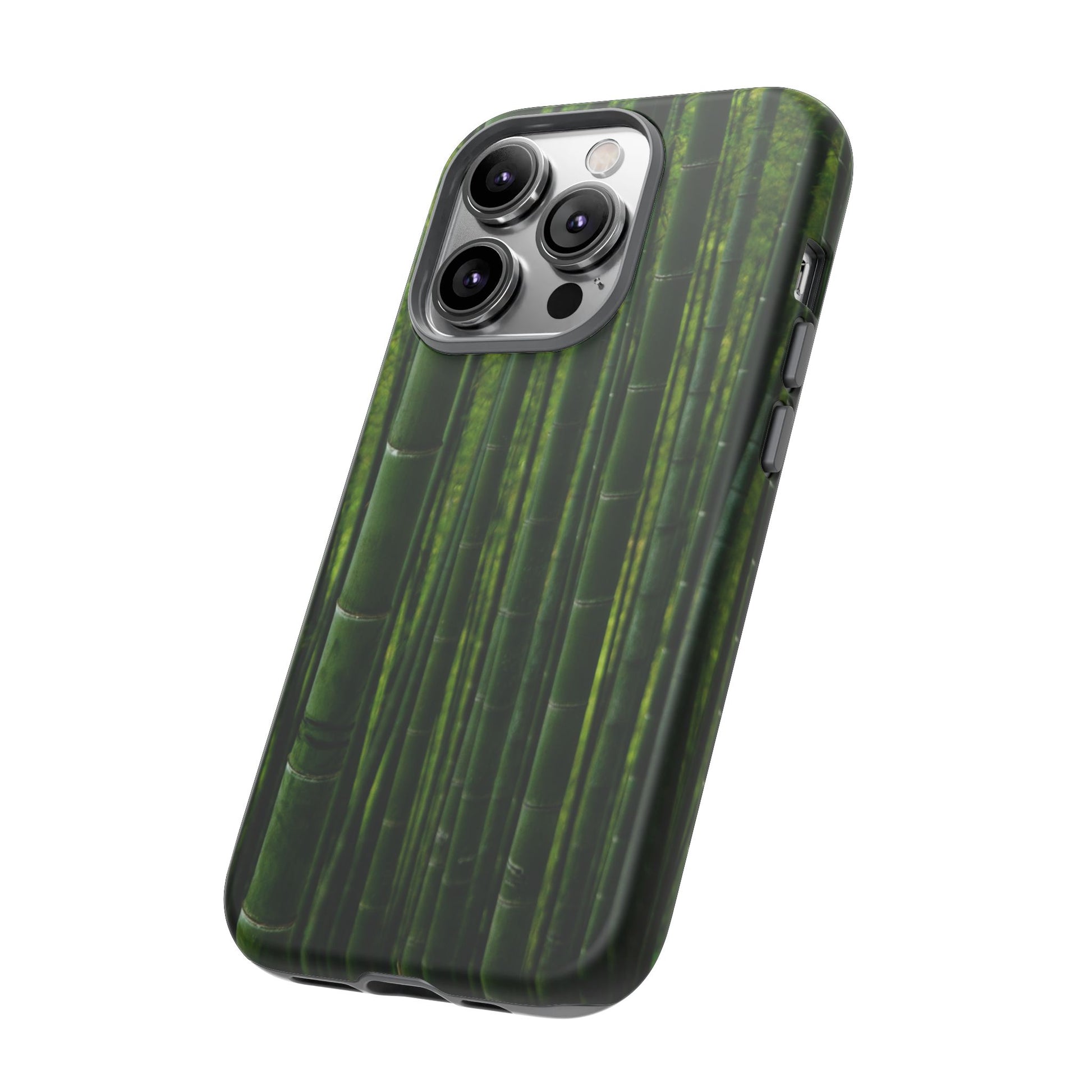 Bamboo Phone Case - Tough Cases, Nature Lover Gift, Eco-Friendly Phone Accessory, Greenery Design, Unique Smartphone Cover - FORMO