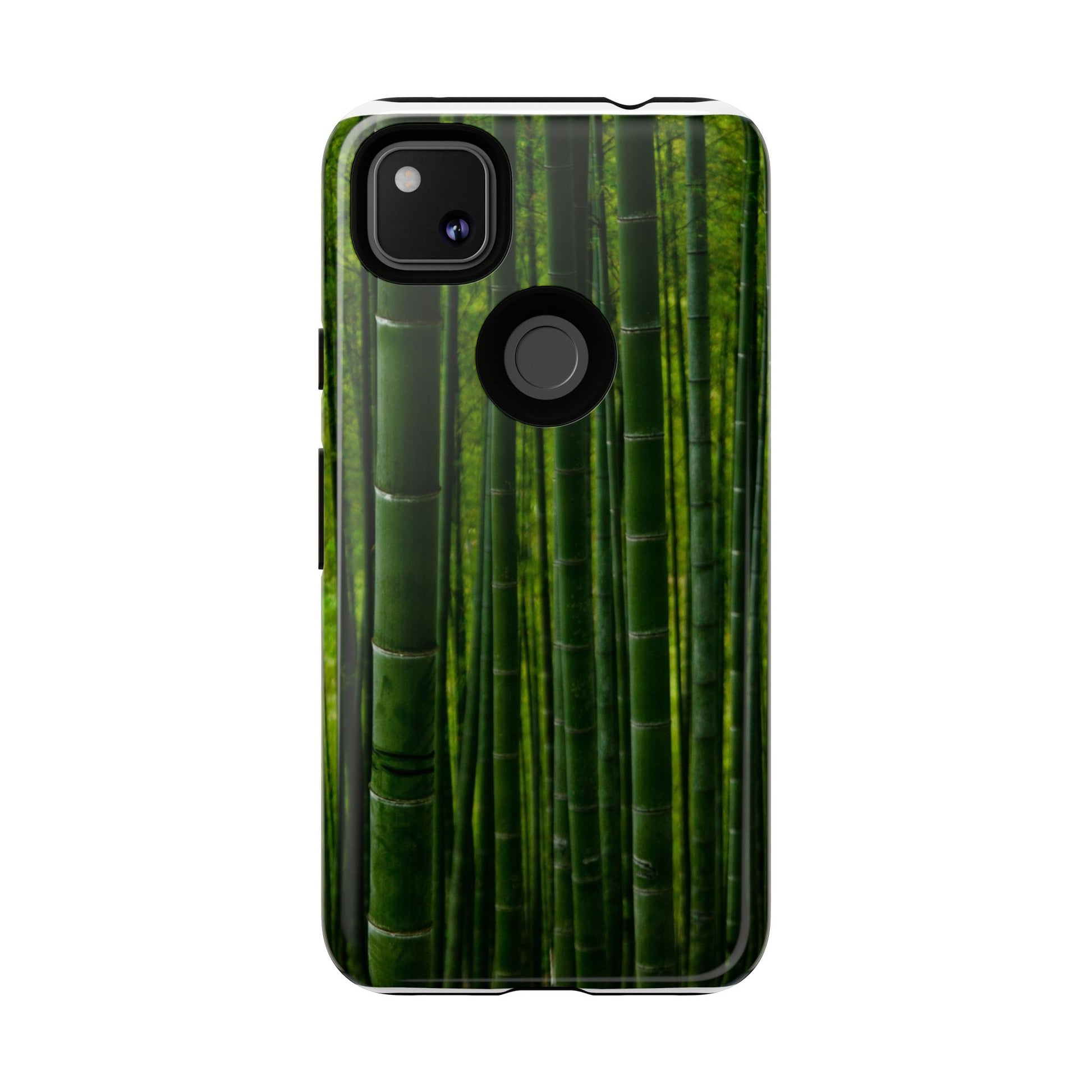 Bamboo Phone Case - Tough Cases, Nature Lover Gift, Eco-Friendly Phone Accessory, Greenery Design, Unique Smartphone Cover - FORMO