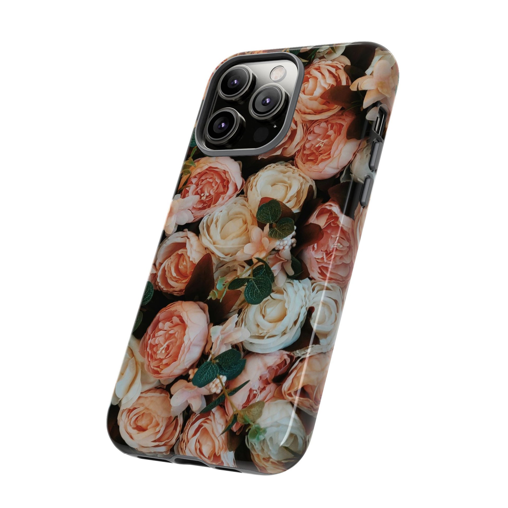 Floral Phone Case - Tough Cases, Rose Design, Floral Protection, Gift for Her, Cute Mobile Cover, Eco-Friendly Case - FORMO