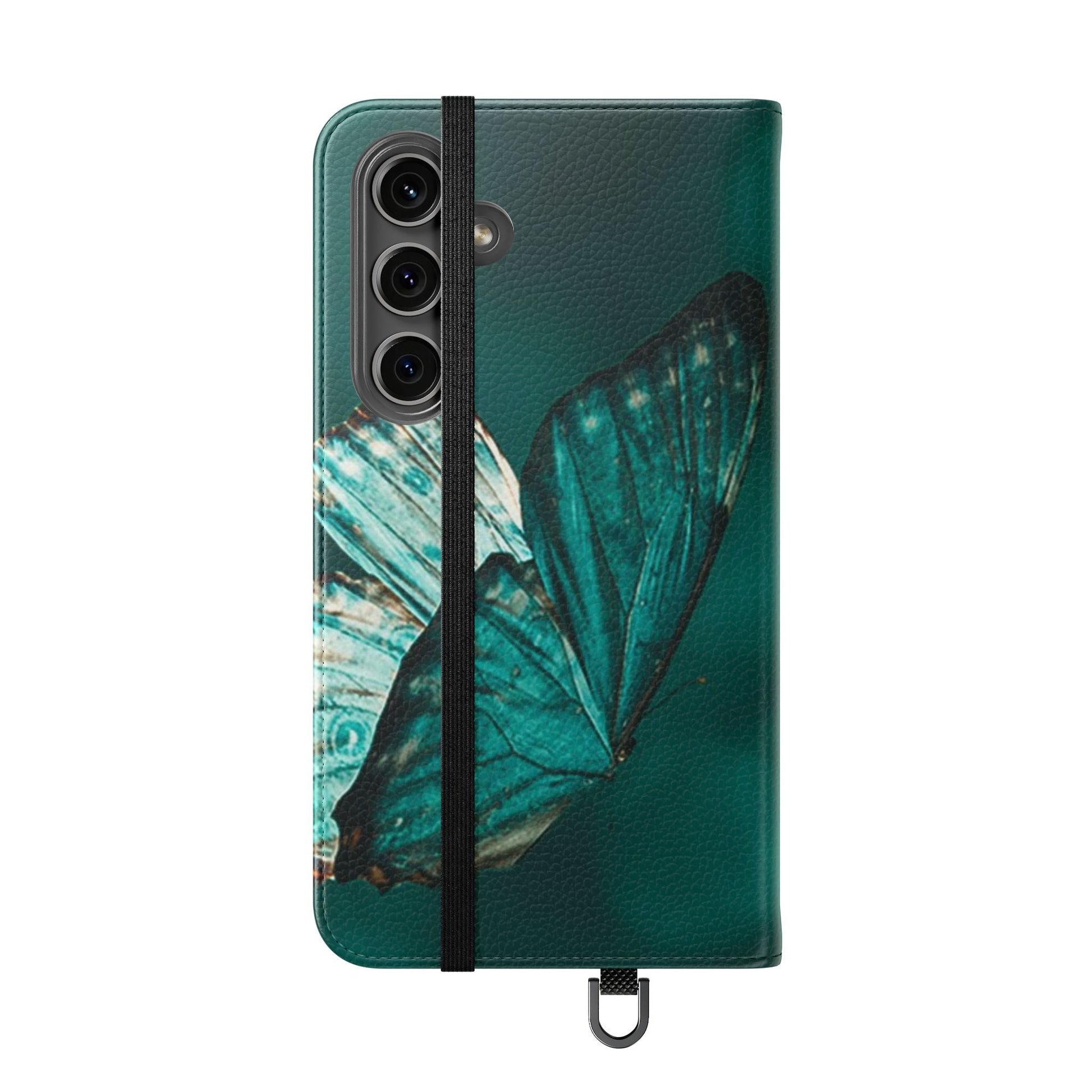 Butterfly Flip Case - Elegant Phone Wallet Cover, Nature Lovers, Gift for Her, Sustainable Fashion, Personalized Mobile Accessory - FORMO