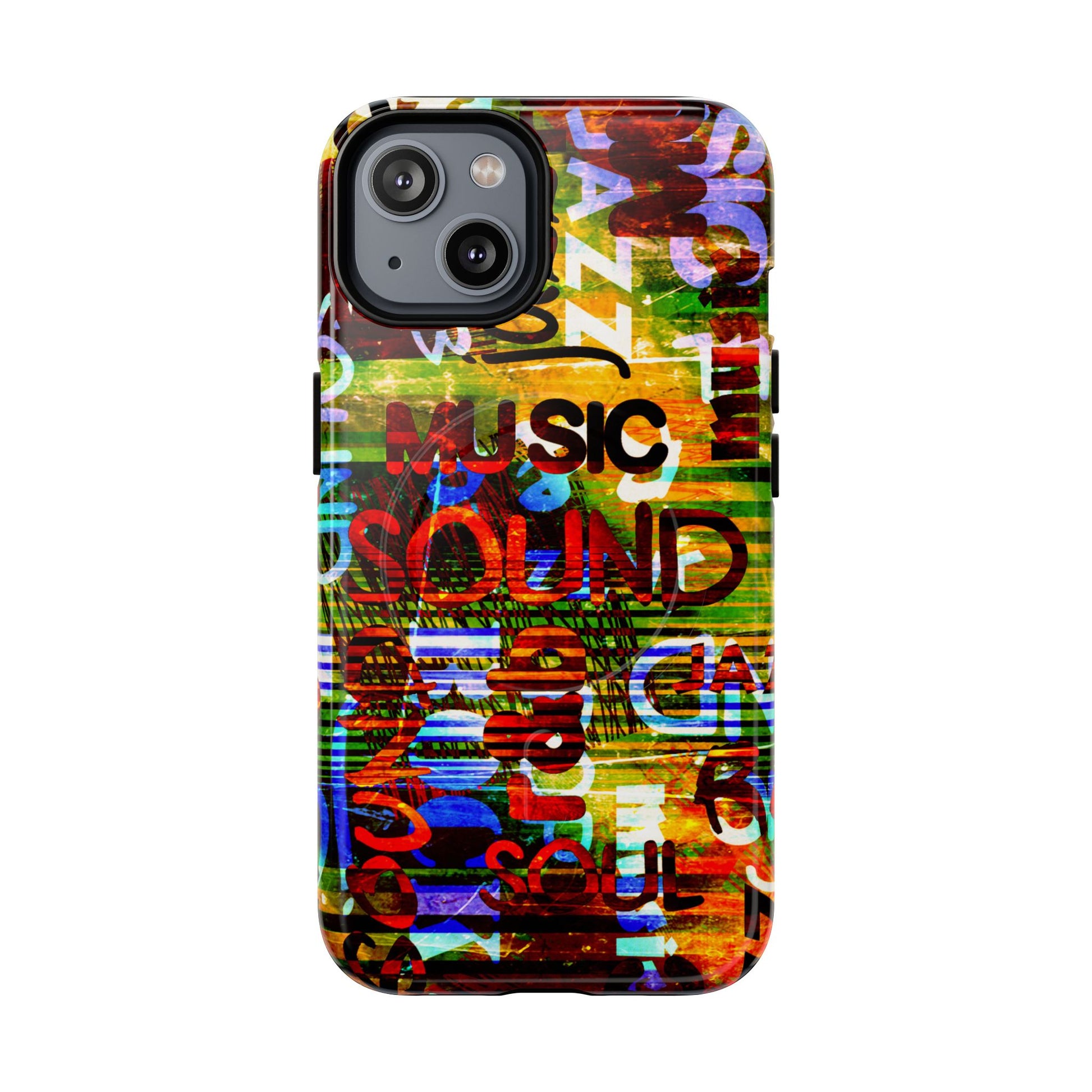 Colorful Music-Themed Phone Case (iPhone & Samsung Compatible) - FORMO