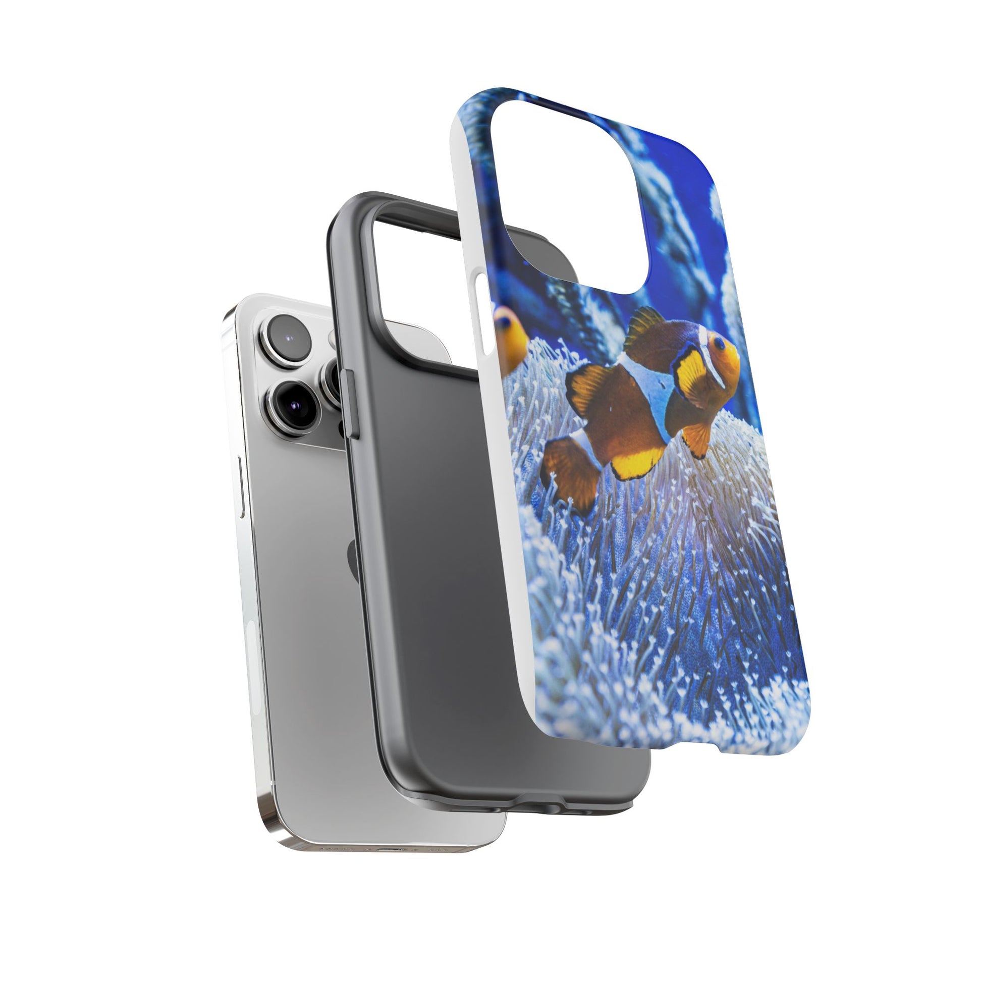 Colorful Marine Life Phone Case, Fish Case, Ocean Lover Gift, Underwater Art, Unique Phone Cover, Tough Phone Protector - FORMO