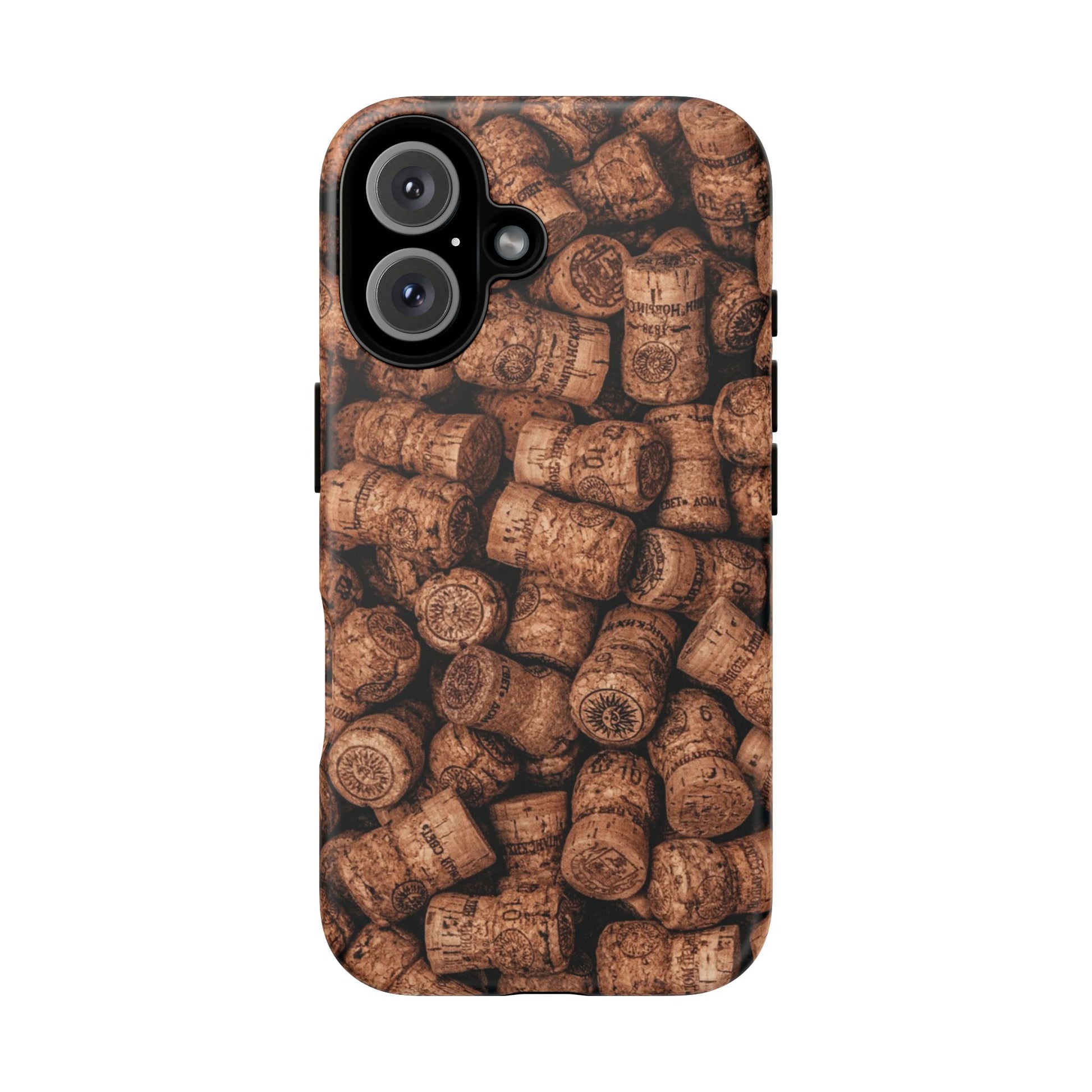 Cork Pattern Phone Case - Eco-Friendly, Vintage Style, Rustic Gifts for Wine Lovers, Housewarming, Birthday, Unique Gift - FORMO