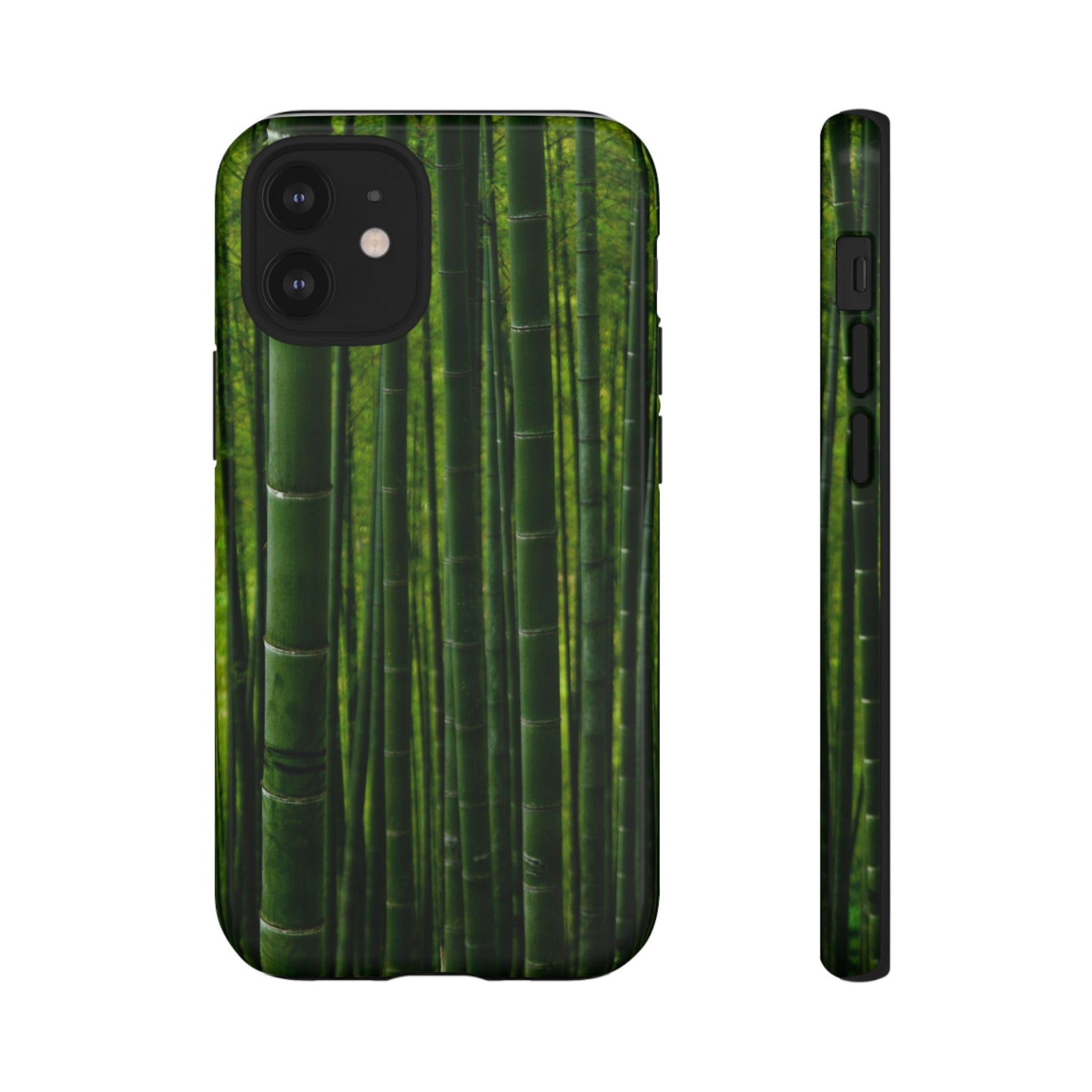 Bamboo Phone Case - Tough Cases, Nature Lover Gift, Eco-Friendly Phone Accessory, Greenery Design, Unique Smartphone Cover - FORMO