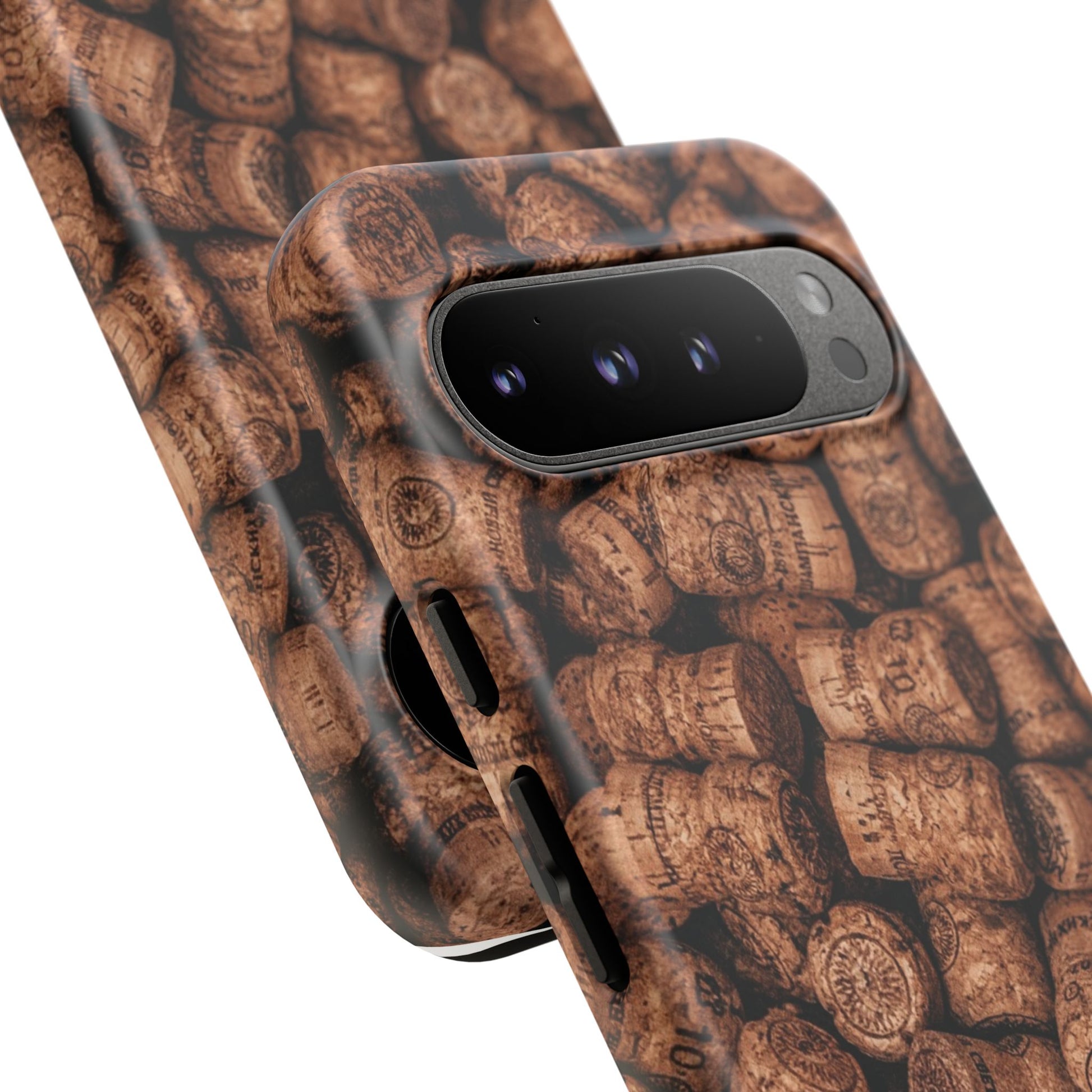Cork Pattern Phone Case - Eco-Friendly, Vintage Style, Rustic Gifts for Wine Lovers, Housewarming, Birthday, Unique Gift - FORMO