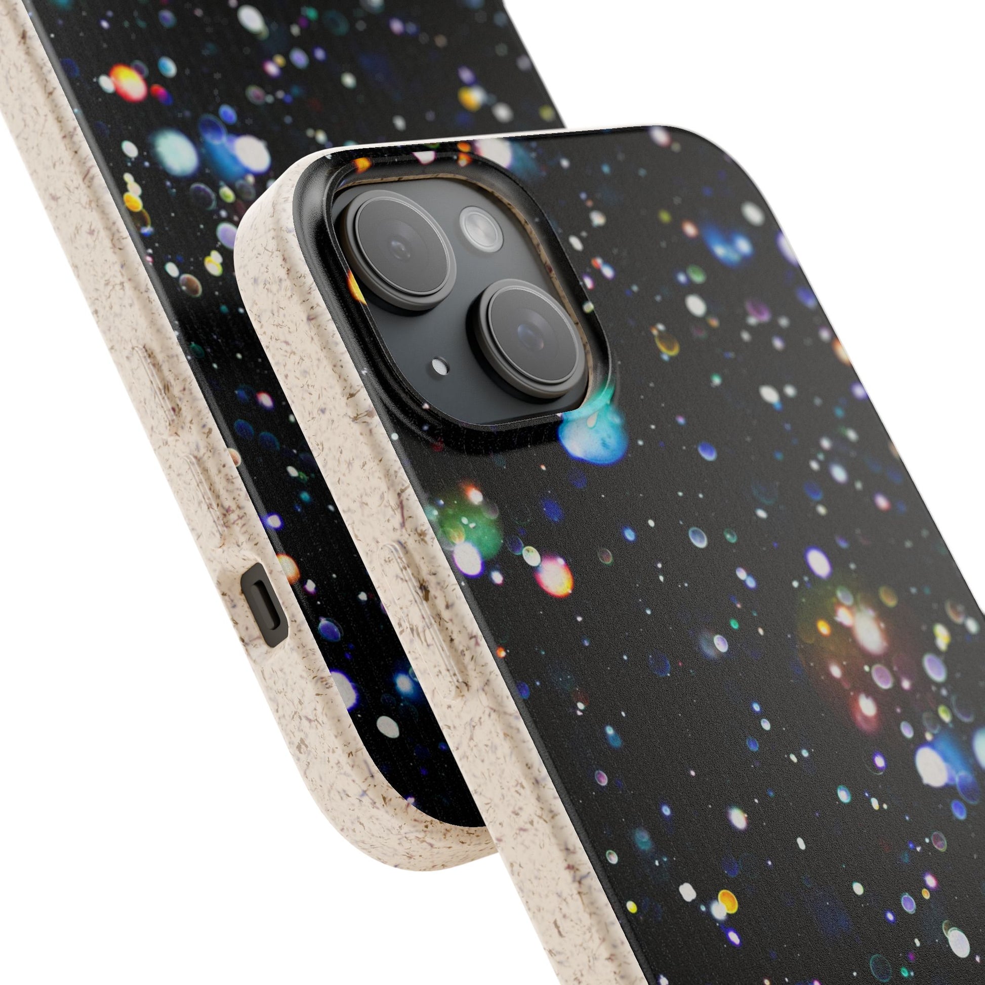 Eco-Friendly Phone Cases, Galaxy Print Biodegradable Cases, Sustainable Phone Accessories, Green Gifts for Her, Space Lover Gift - FORMO