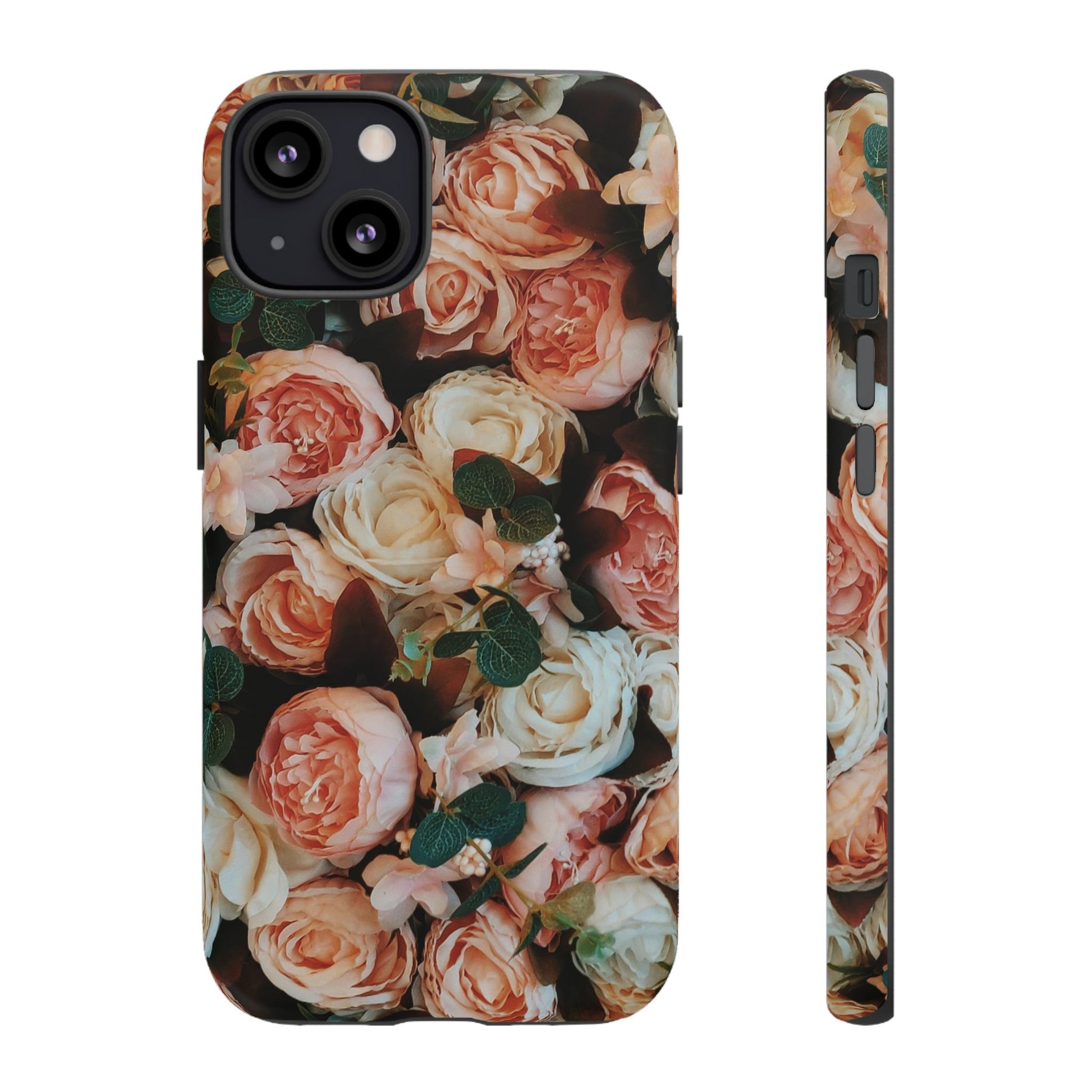 Floral Phone Case - Tough Cases, Rose Design, Floral Protection, Gift for Her, Cute Mobile Cover, Eco-Friendly Case - FORMO