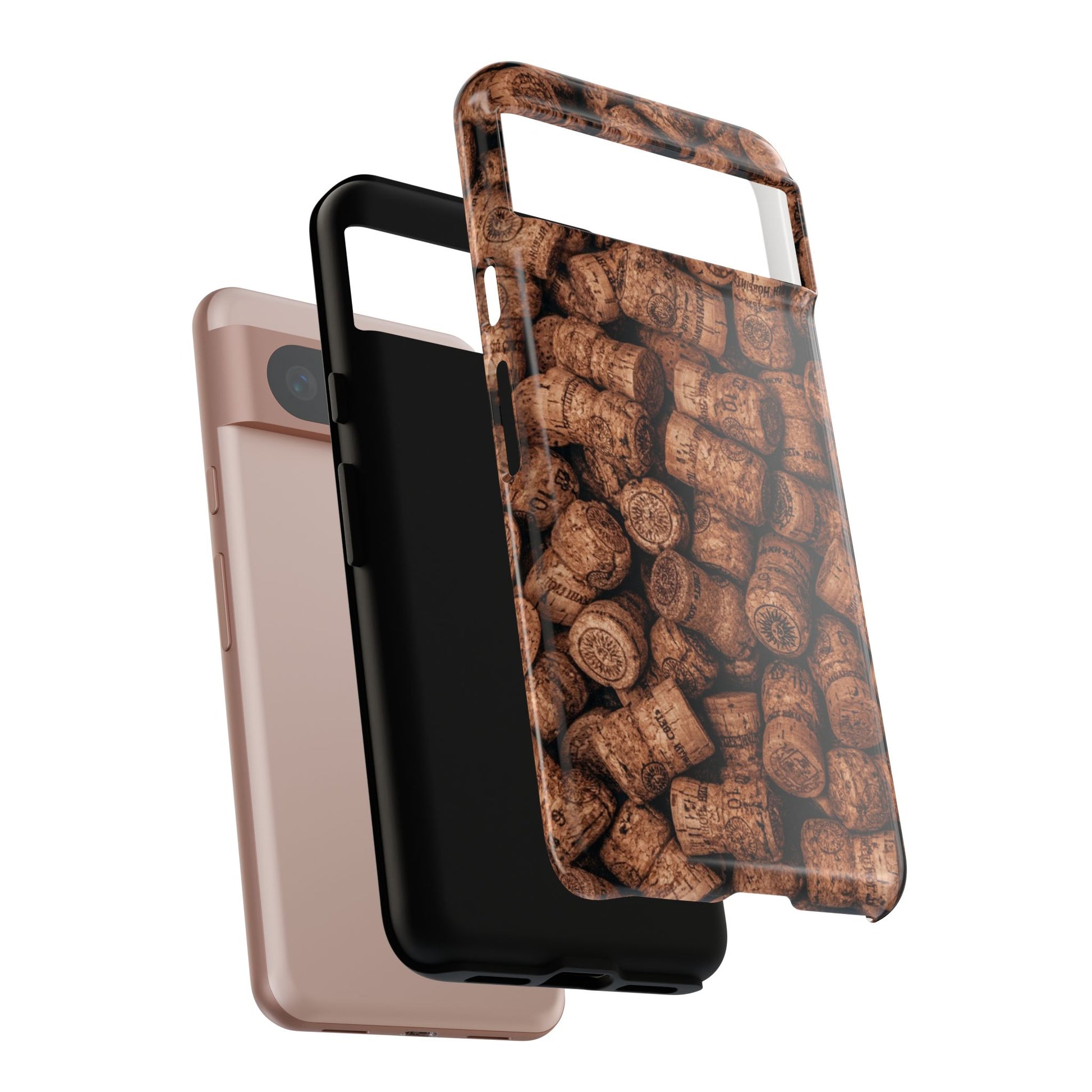 Cork Pattern Phone Case - Eco-Friendly, Vintage Style, Rustic Gifts for Wine Lovers, Housewarming, Birthday, Unique Gift - FORMO