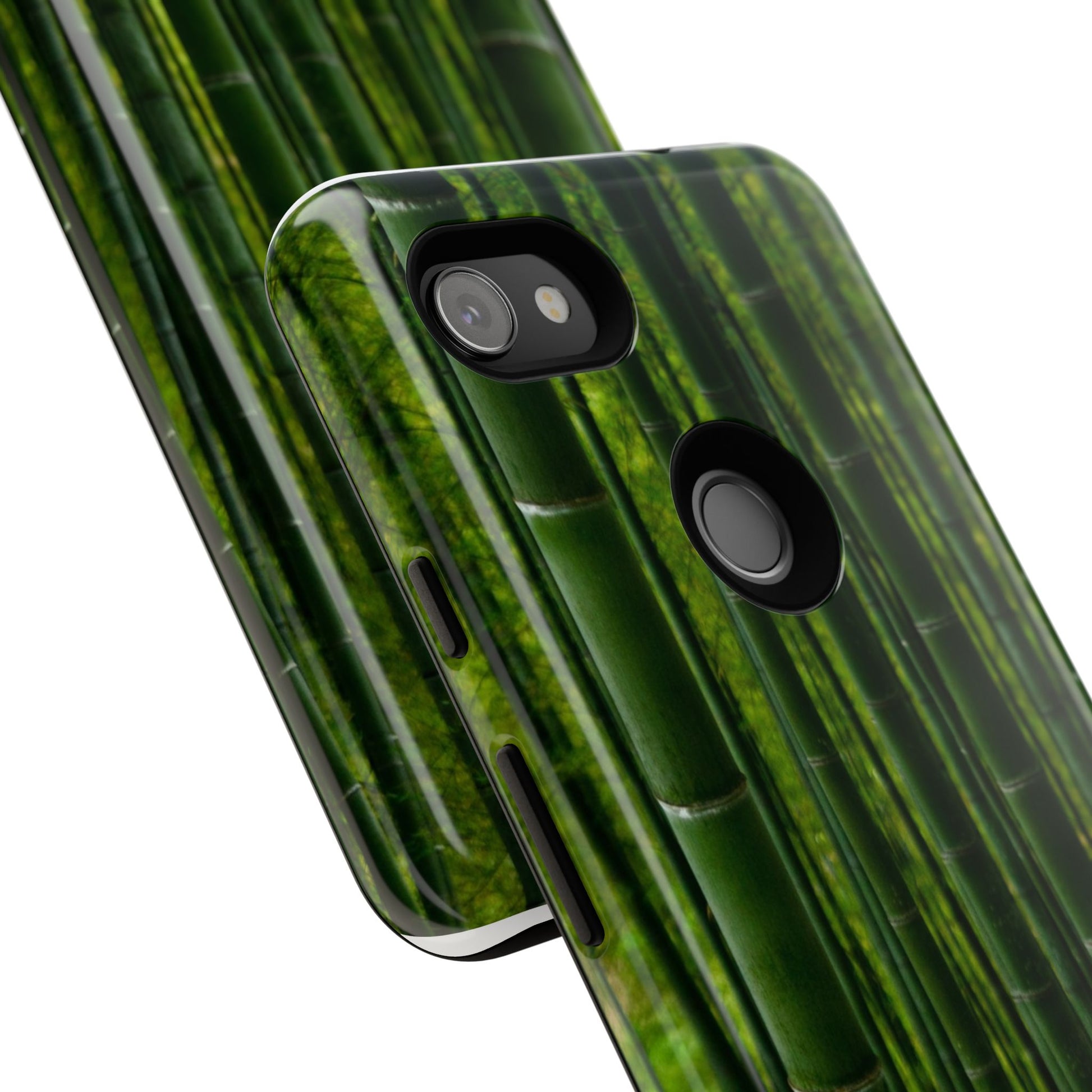 Bamboo Phone Case - Tough Cases, Nature Lover Gift, Eco-Friendly Phone Accessory, Greenery Design, Unique Smartphone Cover - FORMO